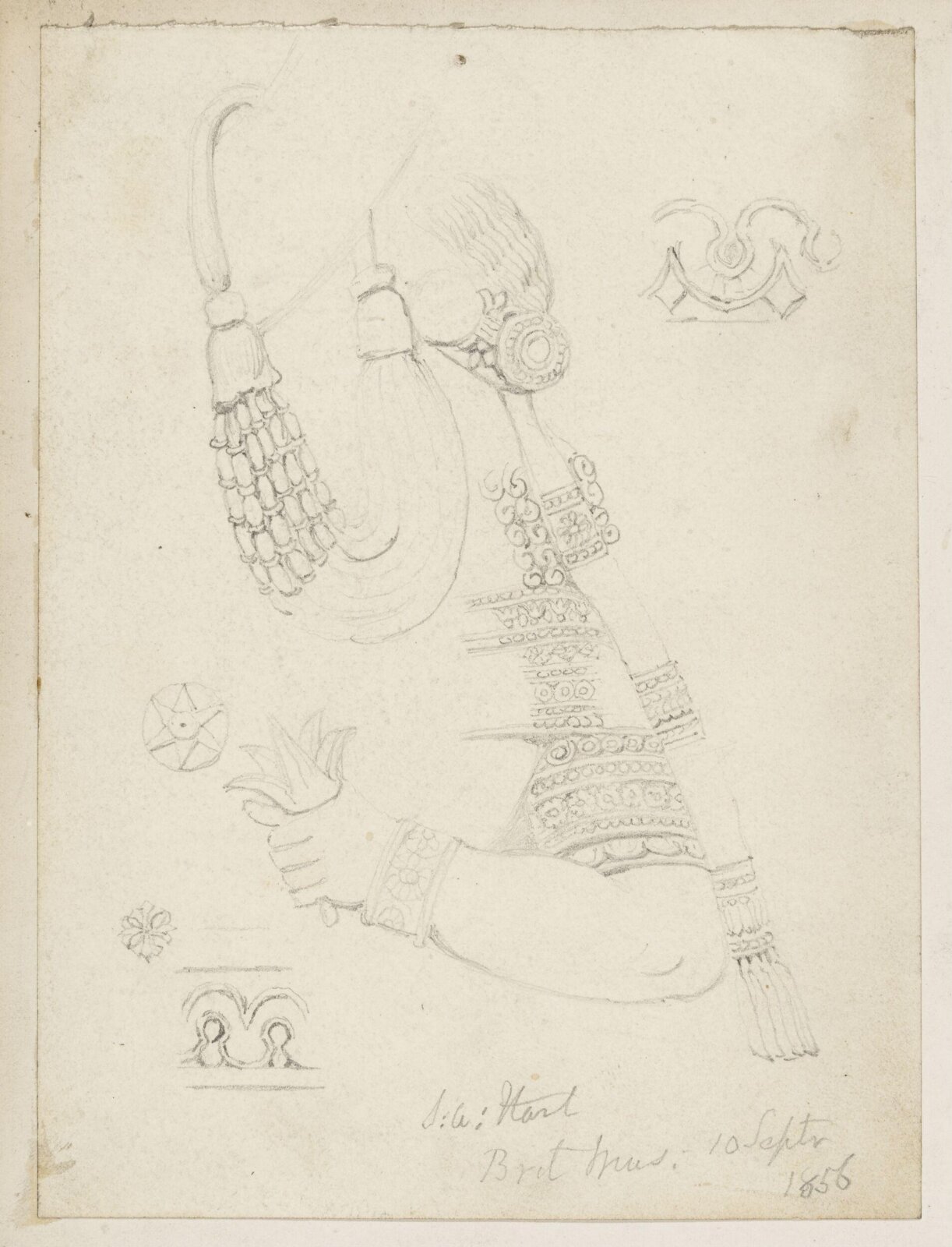 Drawing, Richard Phené Spiers, 10th Sept 1856
