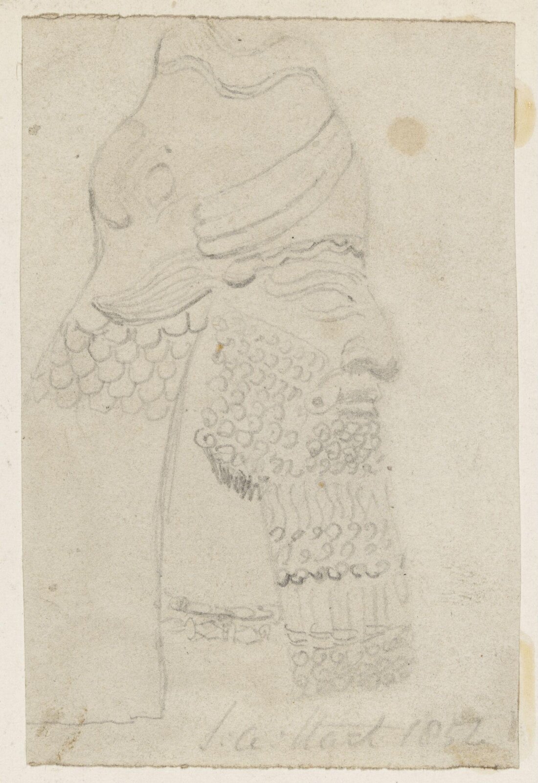 Drawing, Richard Phené Spiers, 1852
