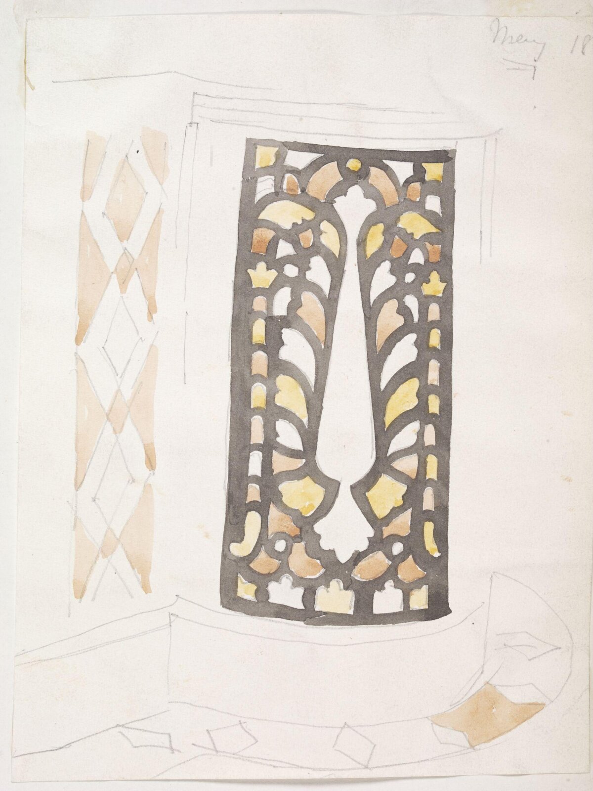 Drawing, Richard Phené Spiers, 19th century