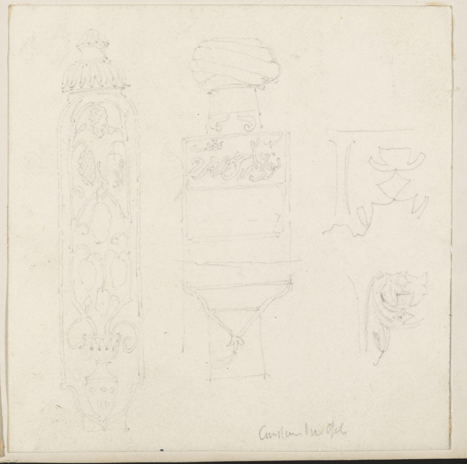 Drawing, Richard Phené Spiers, 19th century