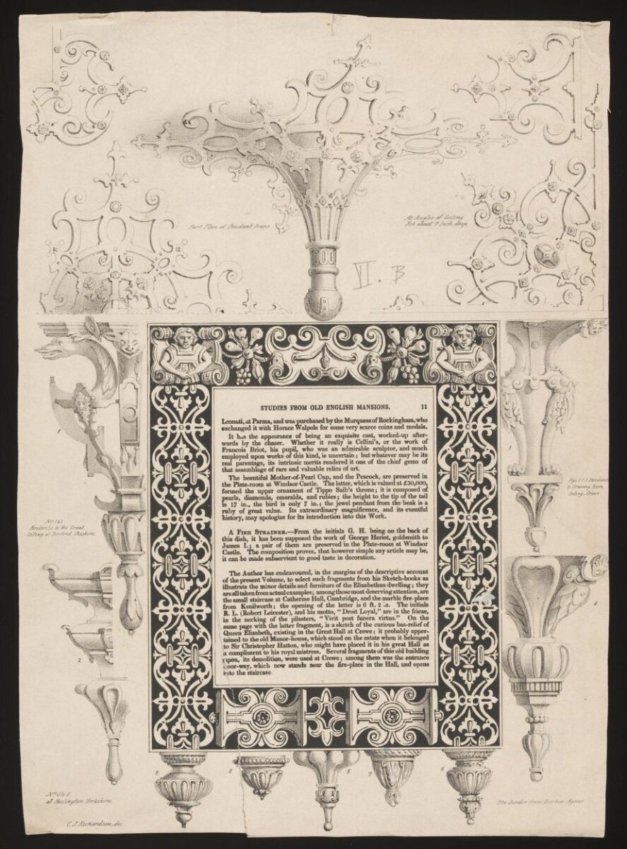 Lithograph, Spiers, Richard Phené · 19th century