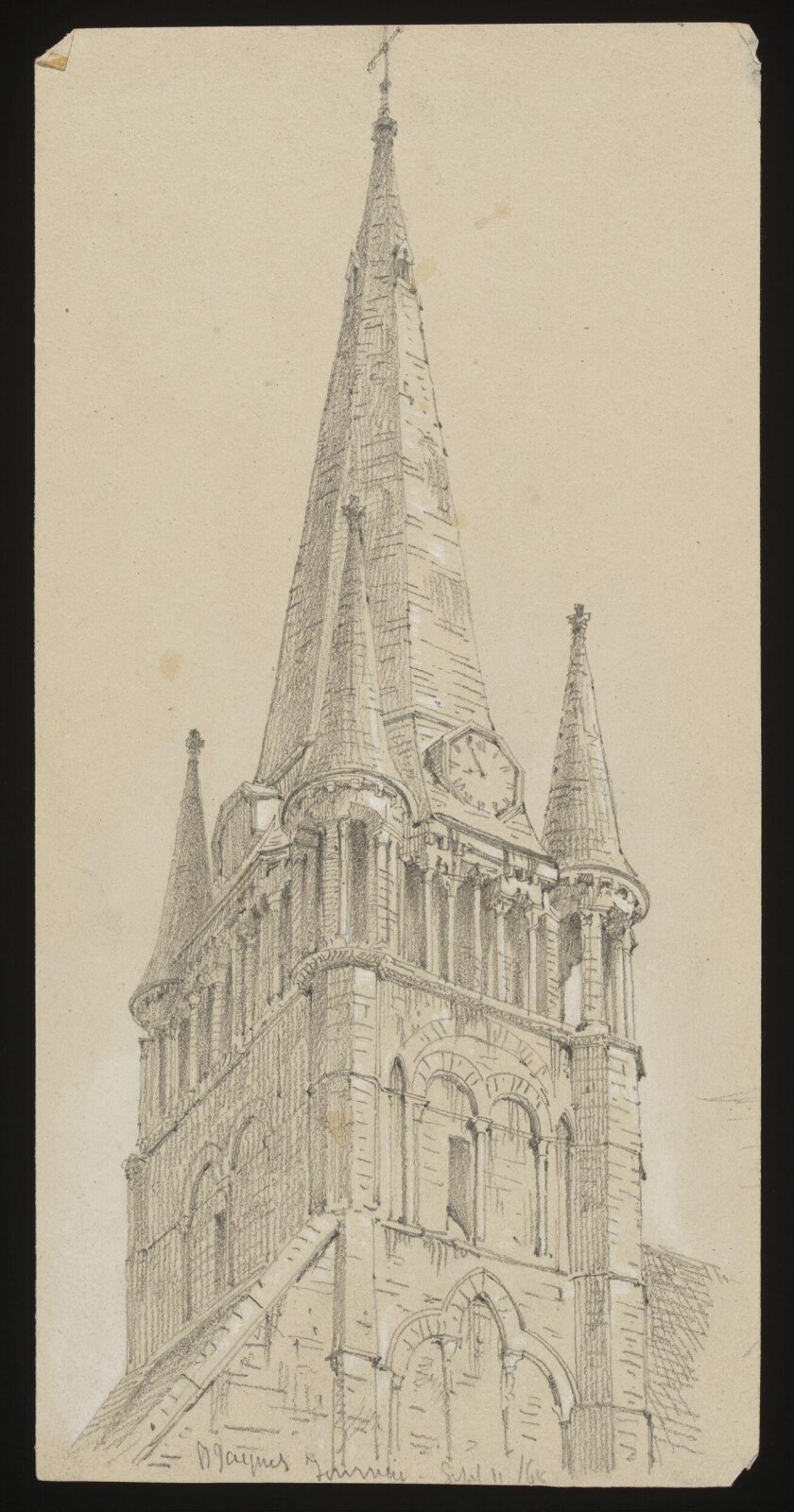 Drawing, Richard Phené Spiers, 11th September 1868
