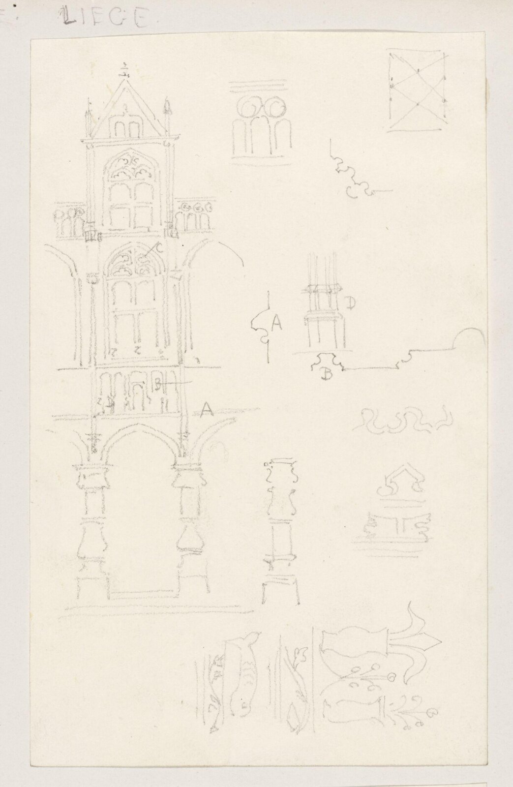 Drawing, Richard Phené Spiers, 19th century