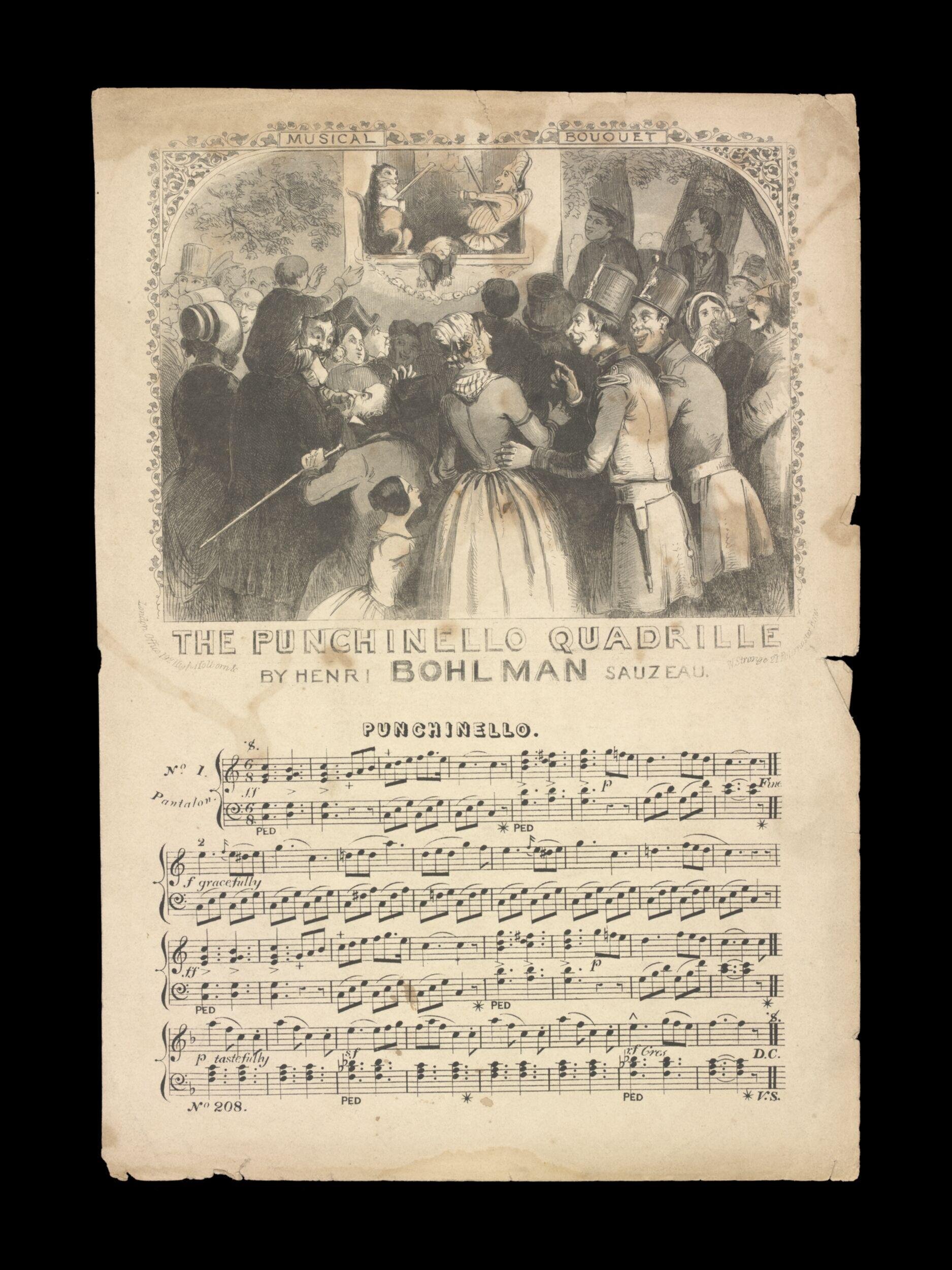 The Punchinello Quadrille by Strange, William