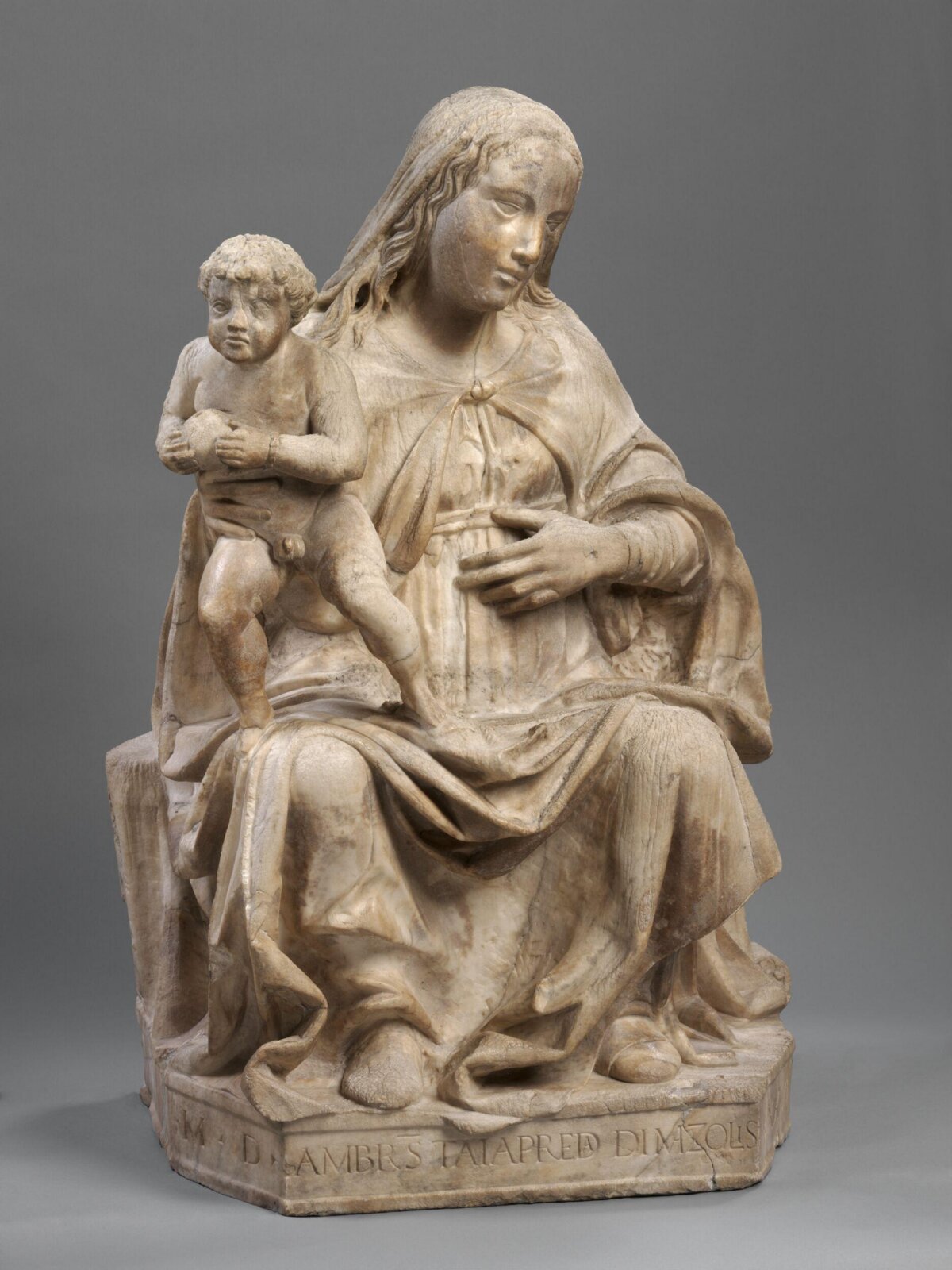 Virgin & Child, Ambrogio di Mazolis, 1536