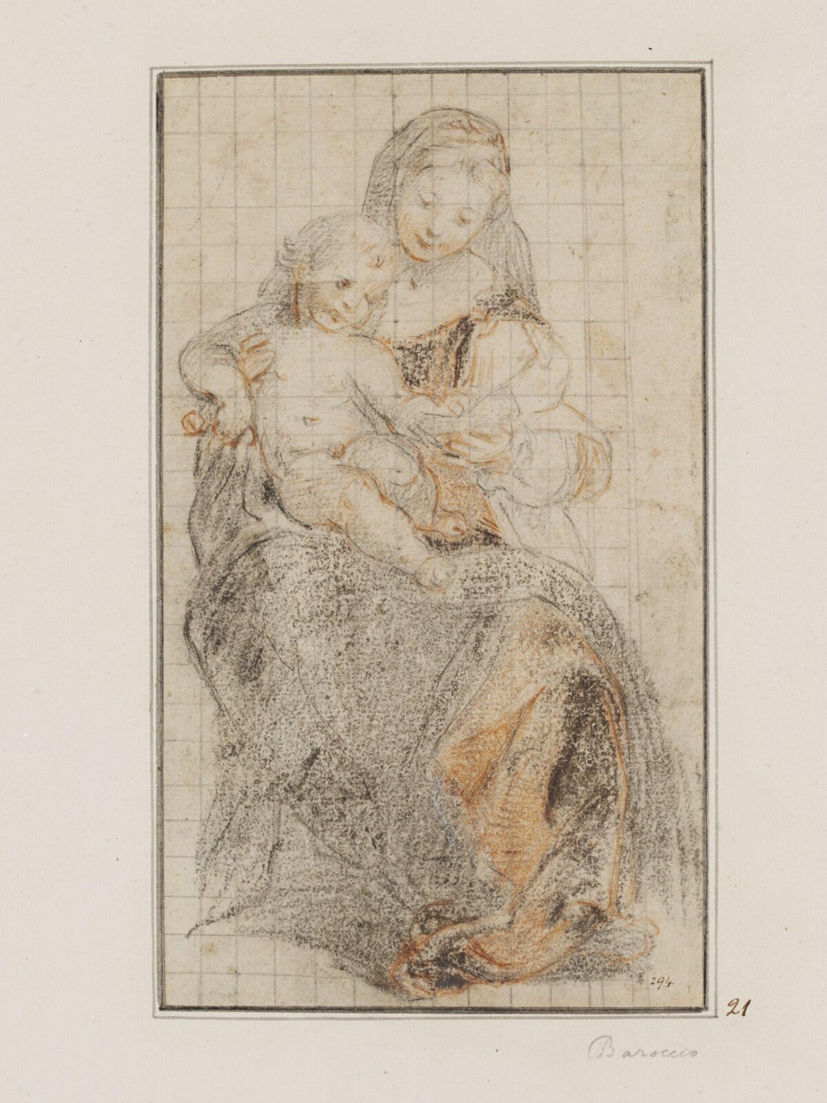 Virgin and Child, Federico Barocci, ca. 1567