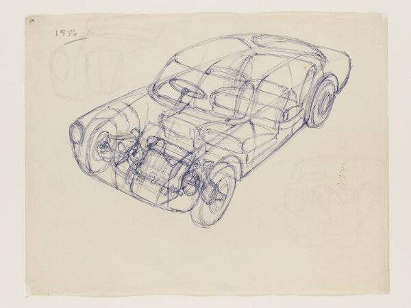 Drawing | Sir Alec Issigonis | V&A Explore The Collections