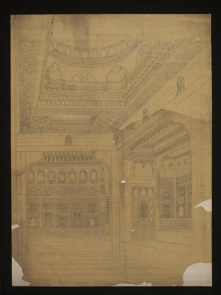 Drawing of the House of Sheik Sadat, Cairo top image