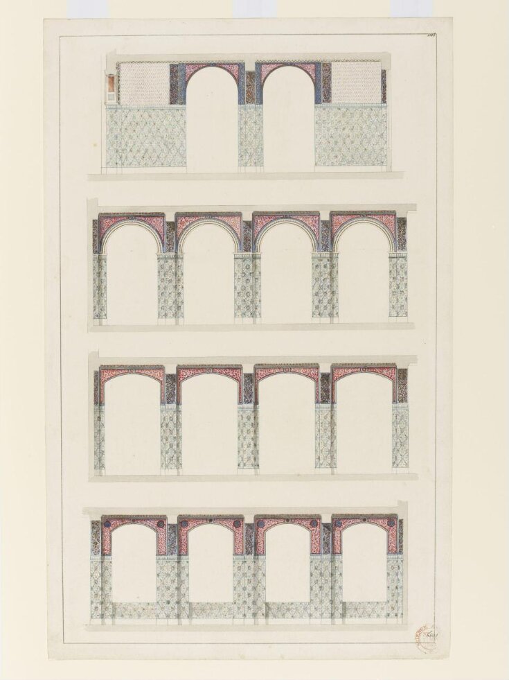 Decoration of the Oriental Court (now galleries 34 to 36) at the V&A top image