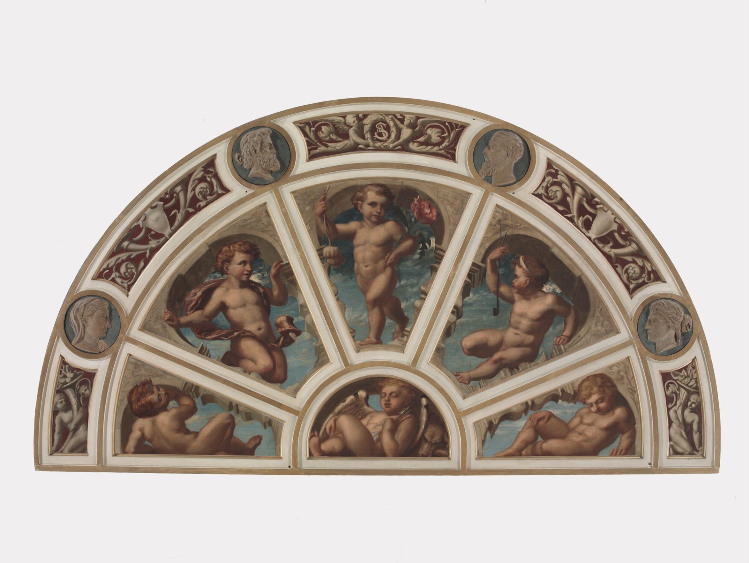 Composition of children, Francis Wollaston Moody, ок. 1865–1874