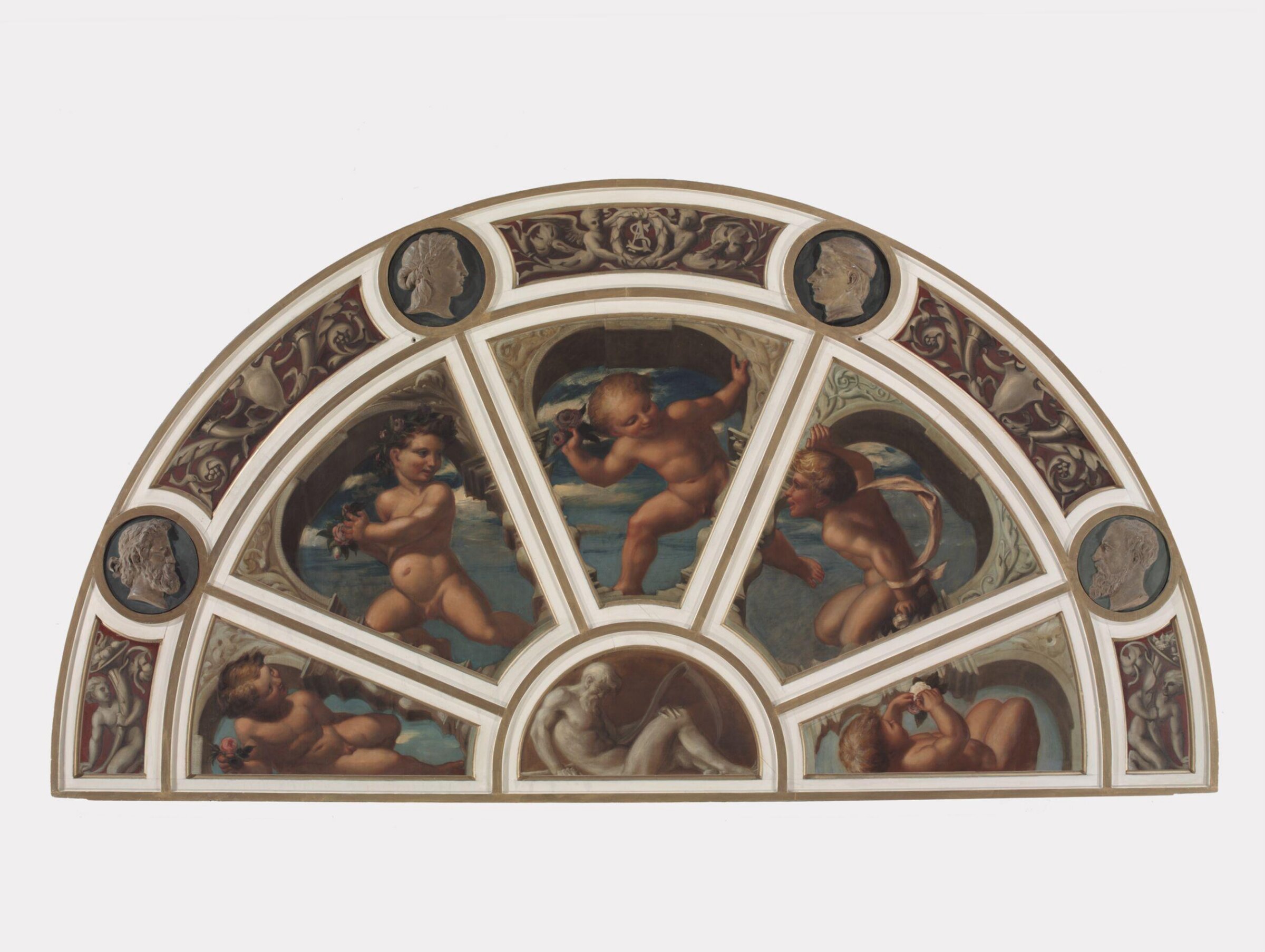 Composition of children, Francis Wollaston Moody, ca.1865-74