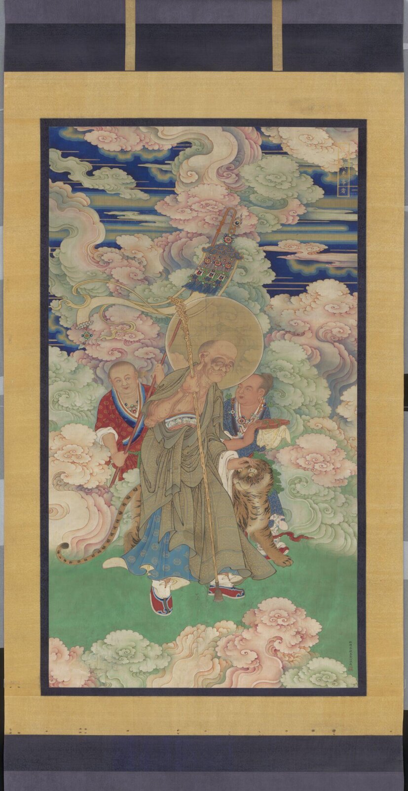 Tiger-taming arhat, 17th century-18th century