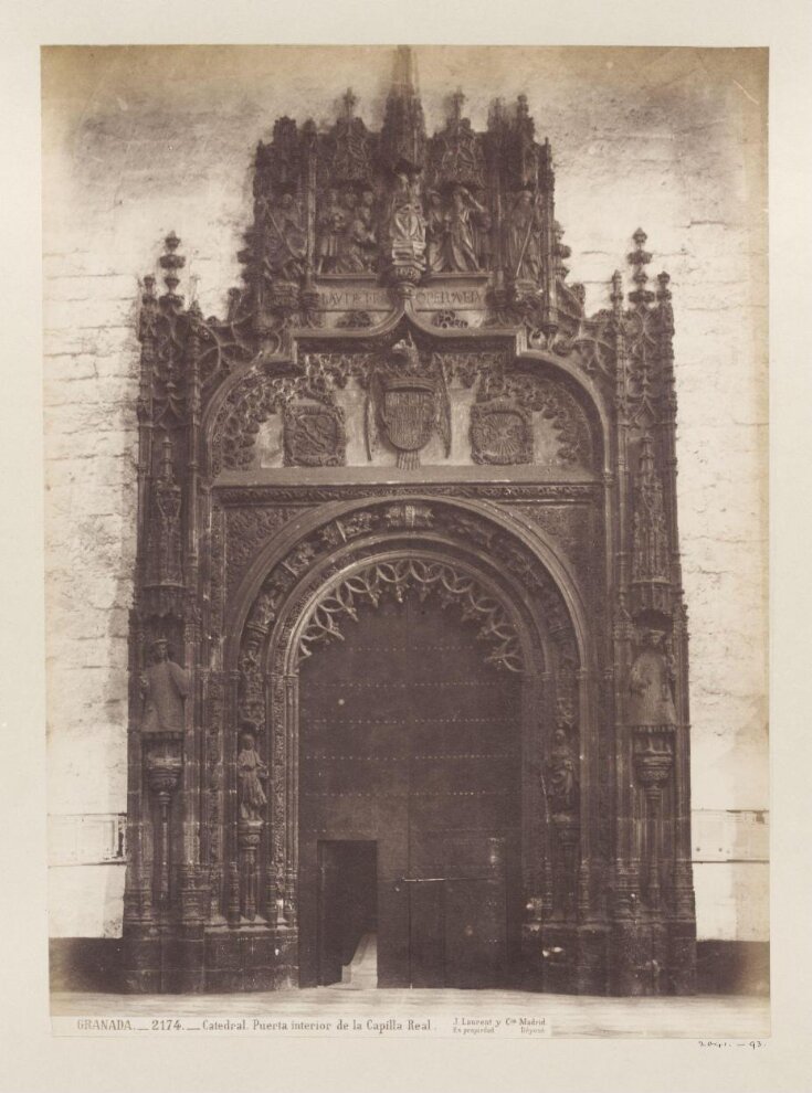 Cathedral. Interior gate of the Royal Chapel top image