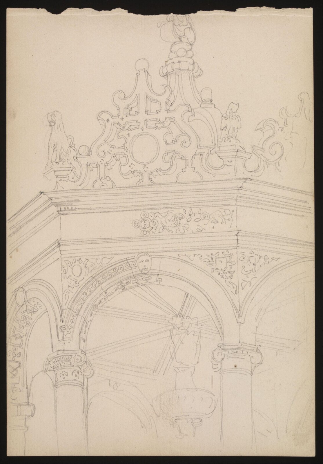 Drawing, Richard Phené Spiers, 19th century