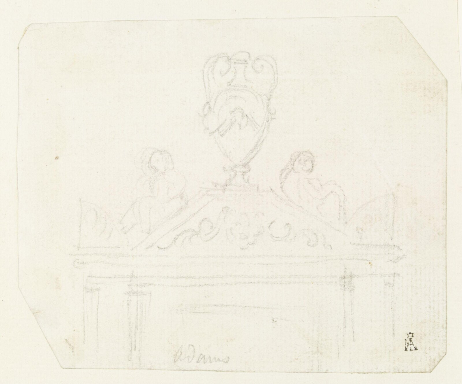 Drawing, Robert Adam, 18th century