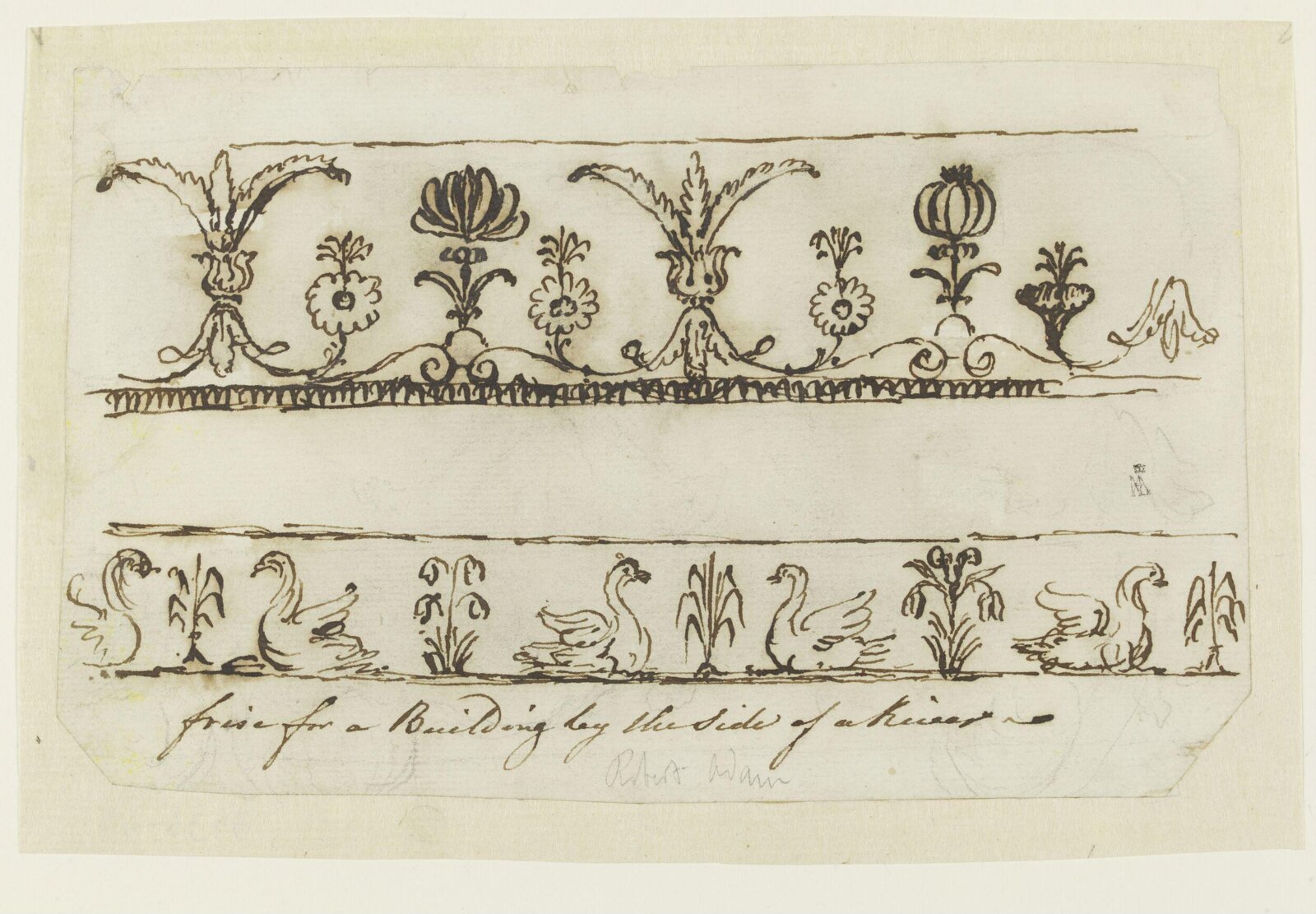 Drawing, Robert Adam, 18th century