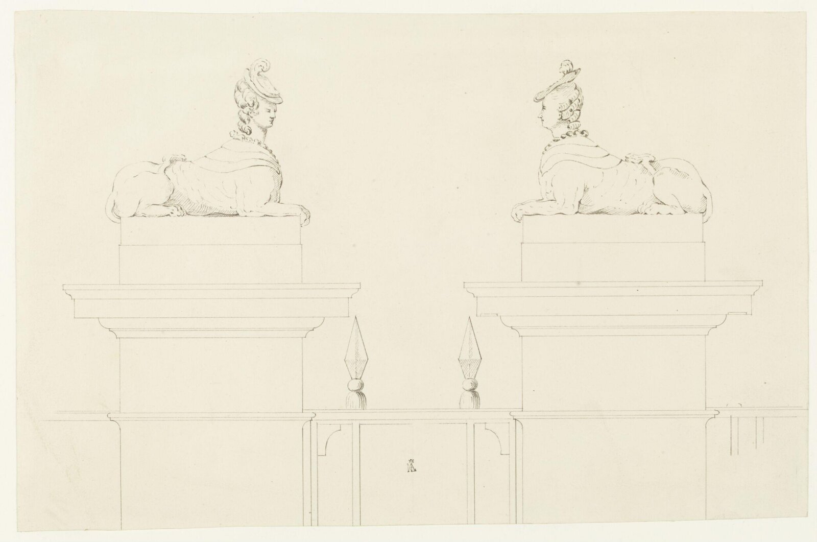 Drawing, Robert Adam, 18th century