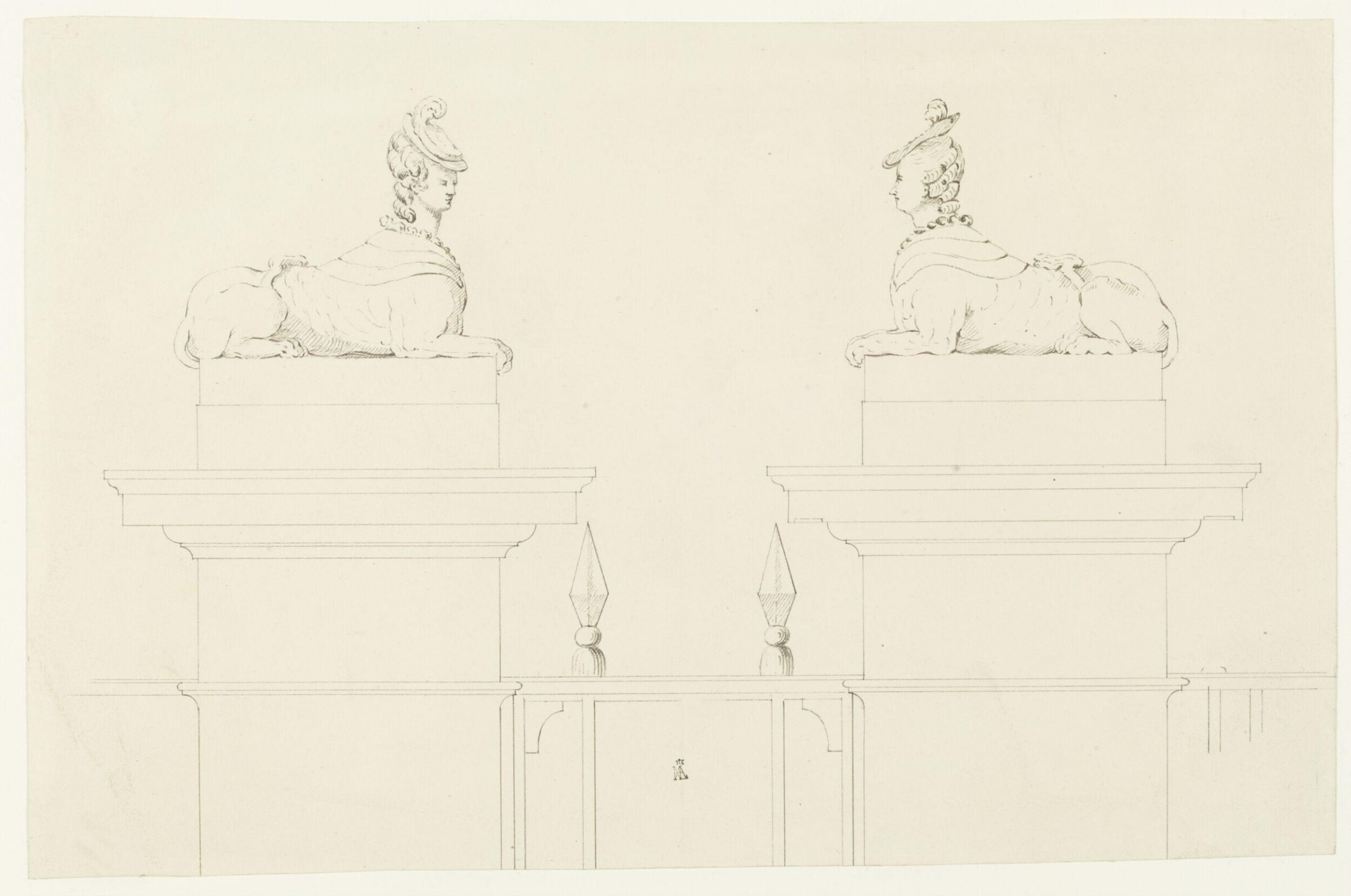 Drawing, Robert Adam, 18th century