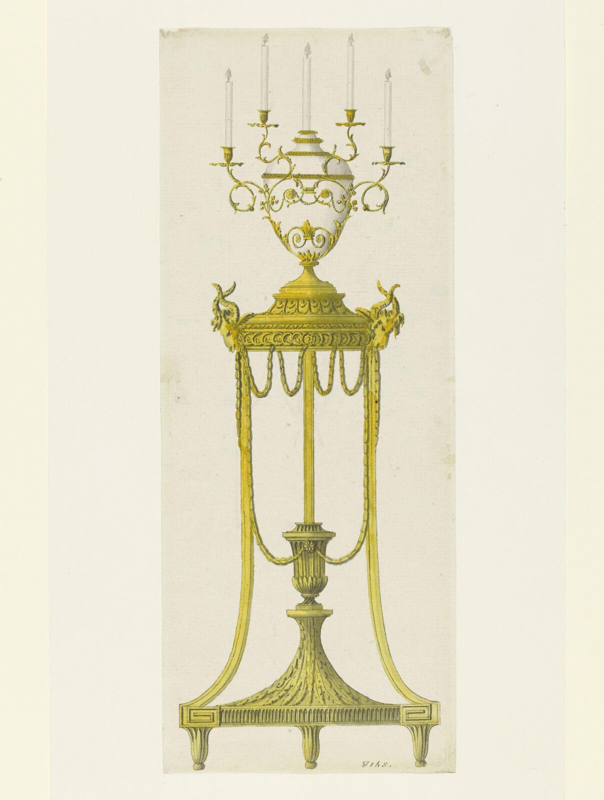 Drawing, Robert Adam, 18th century