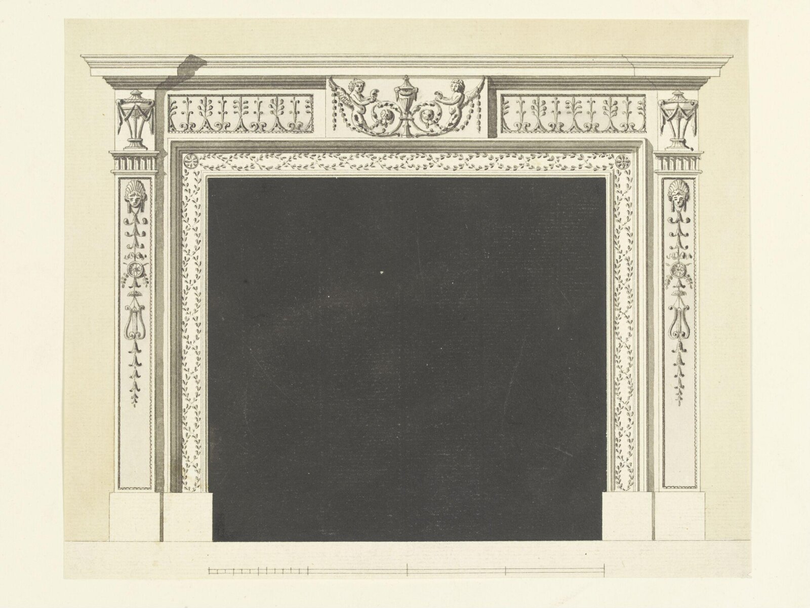 Drawing, attributed to Robert Adam, 18th century