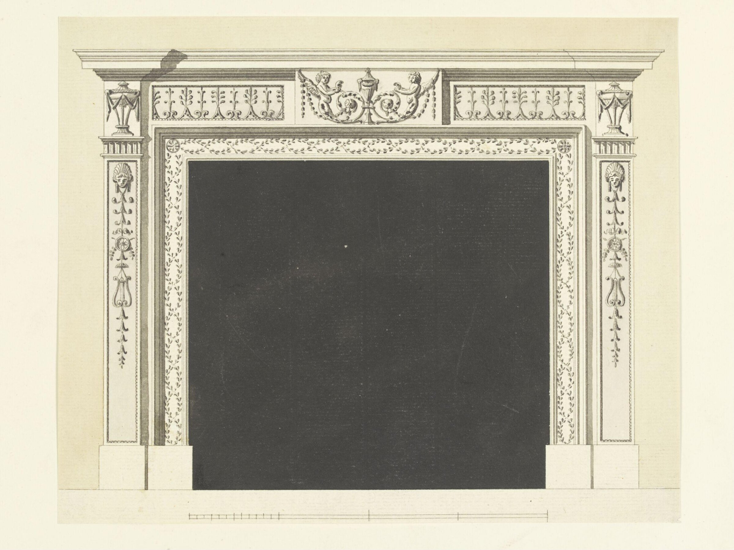 Drawing, attributed to Robert Adam, 18th century