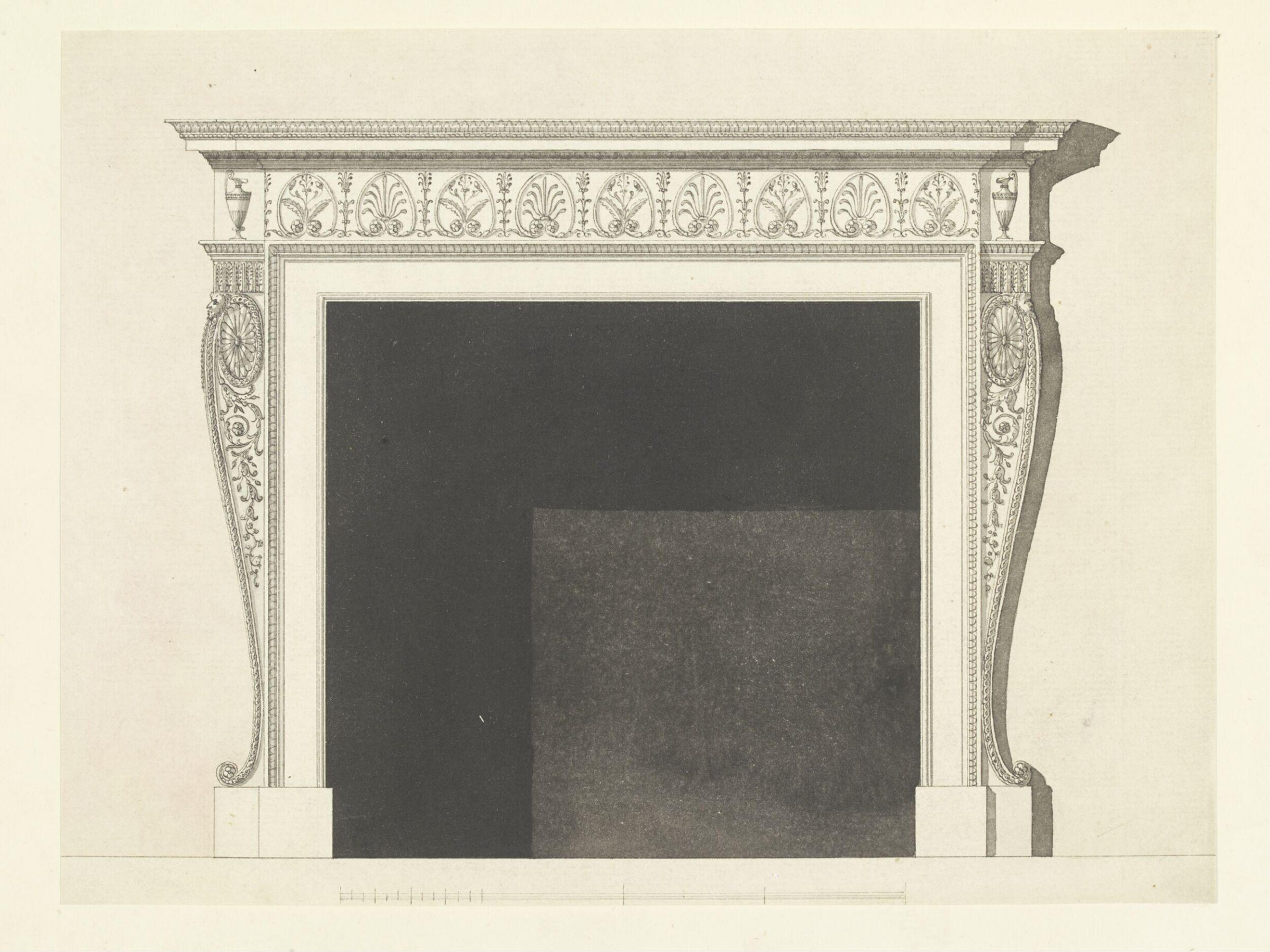 Drawing, attributed to Robert Adam, 18th century