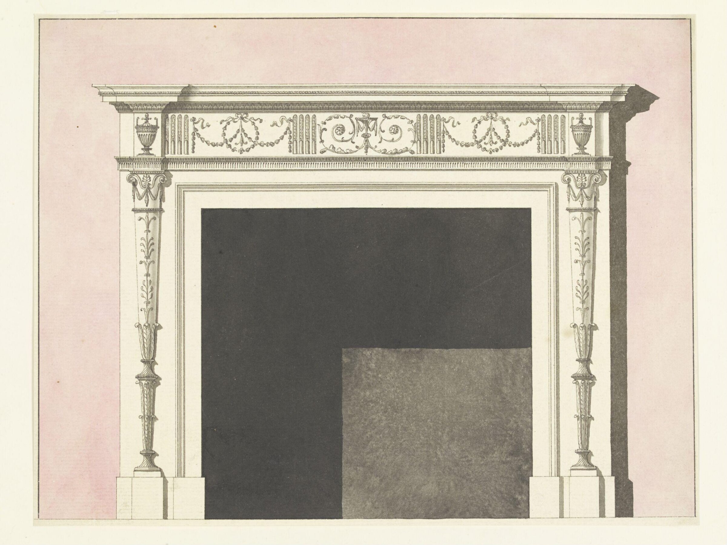 Drawing, attributed to Robert Adam, 18th century