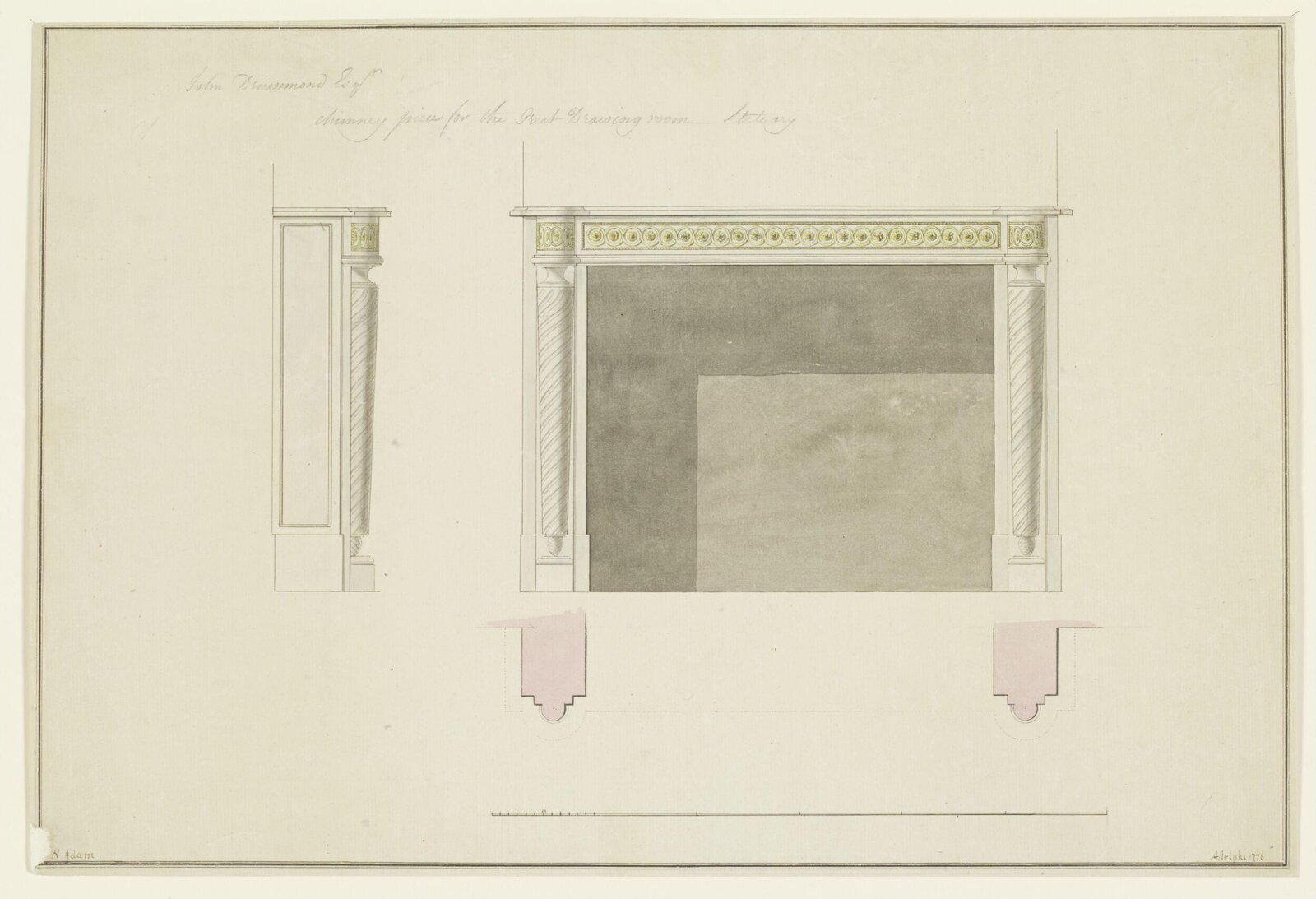 Drawing, Henry Holland, 1776