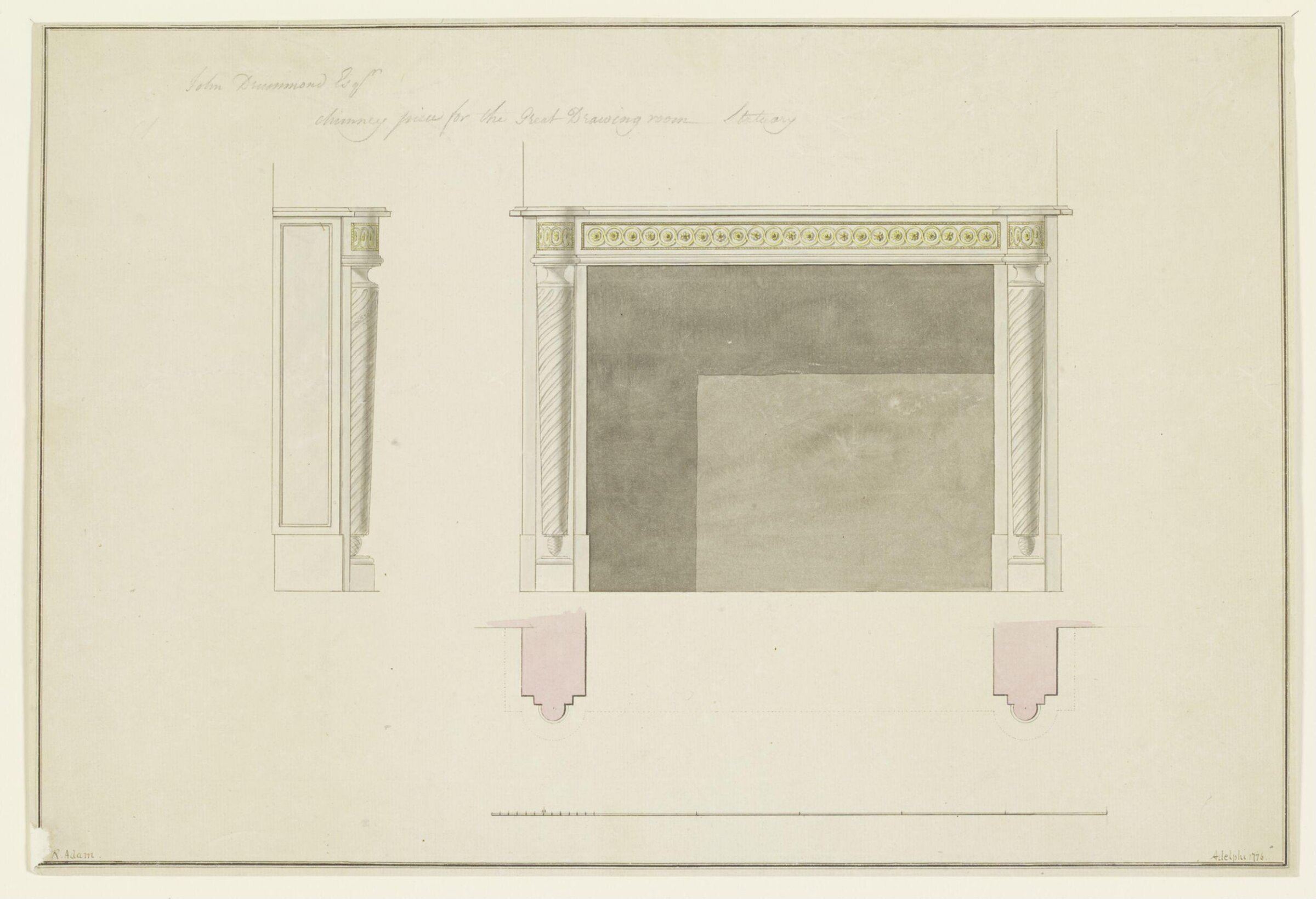 Drawing, Henry Holland, 1776
