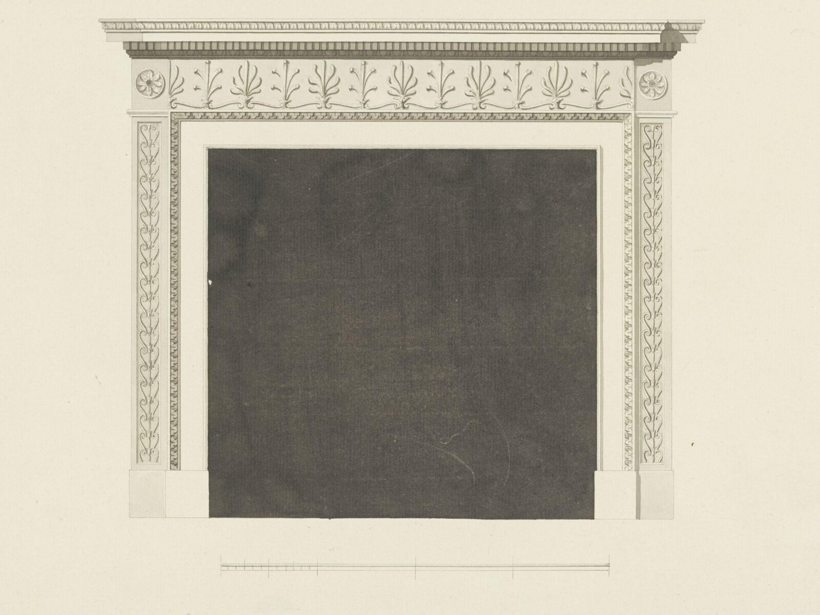 Drawing, Robert Adam, 1777