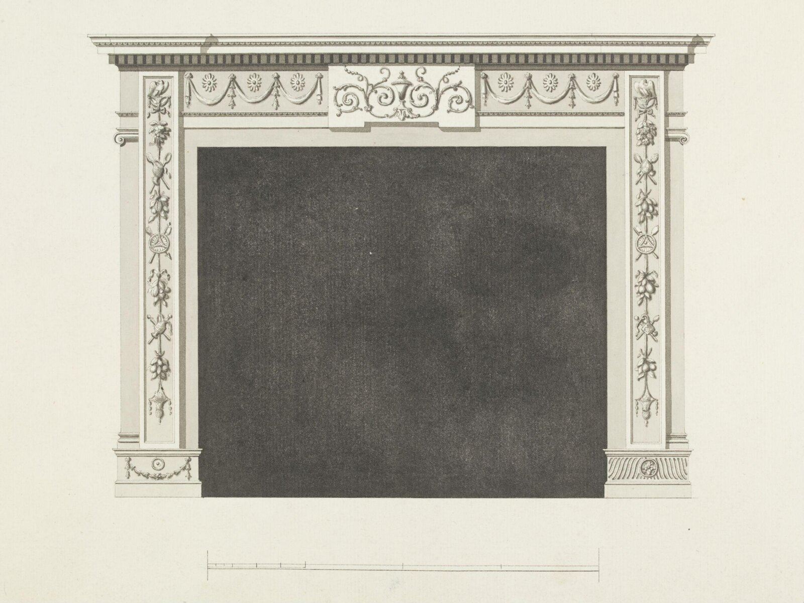 Drawing, Robert Adam, 1779