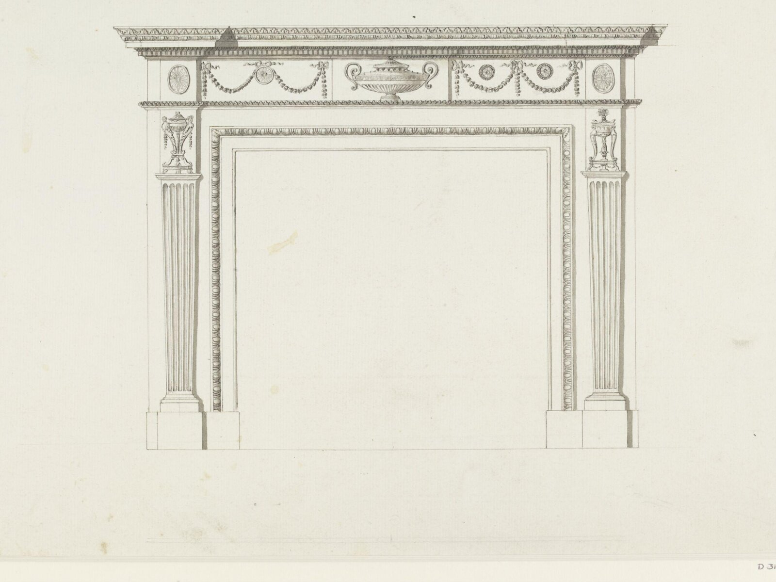 Drawing, Robert Adam, 1780