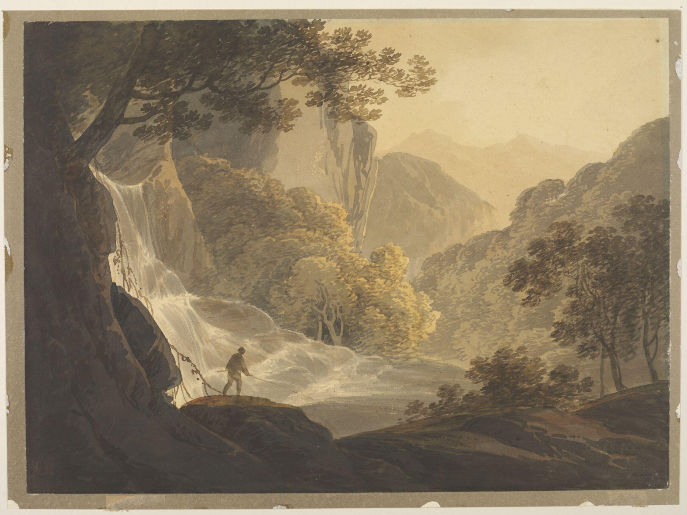 Waterfall, William Payne, ca. 1776-1830
