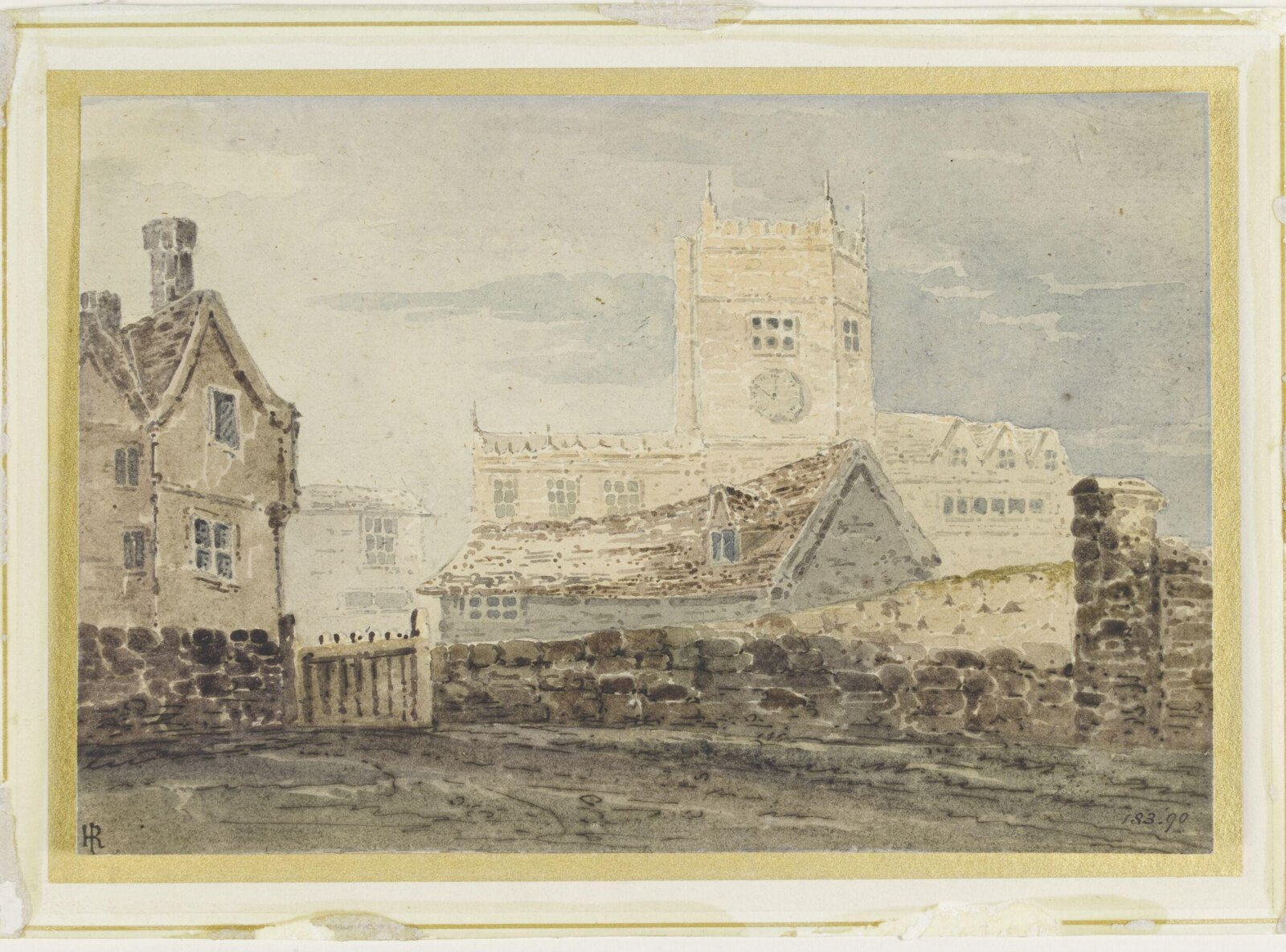 The school, Shrewsbury, John Pearson, ca. 1790-1813