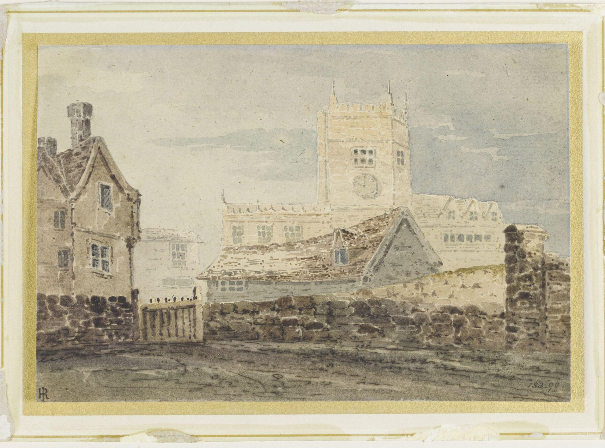 The school, Shrewsbury, John Pearson, ca. 1790-1813