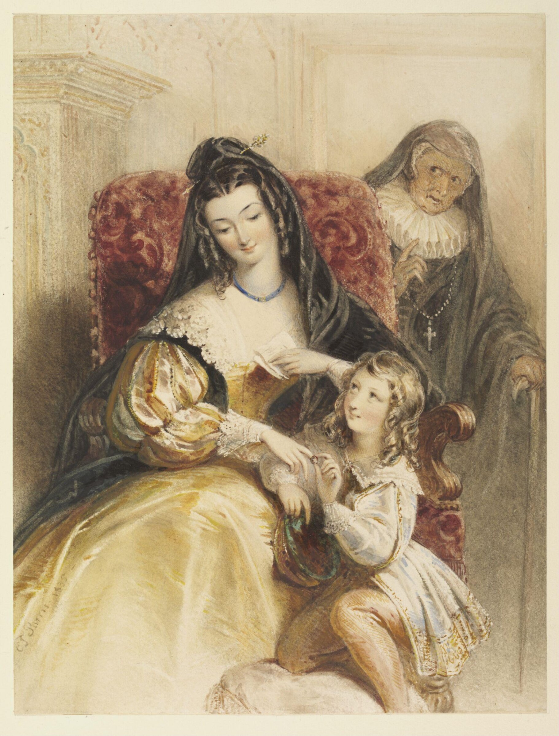 The Topaz, Edmond Thomas Parris, 1835