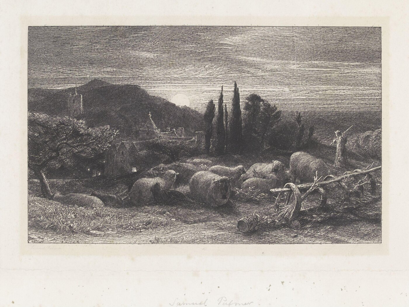 Samuel Palmer, The Rising Moon