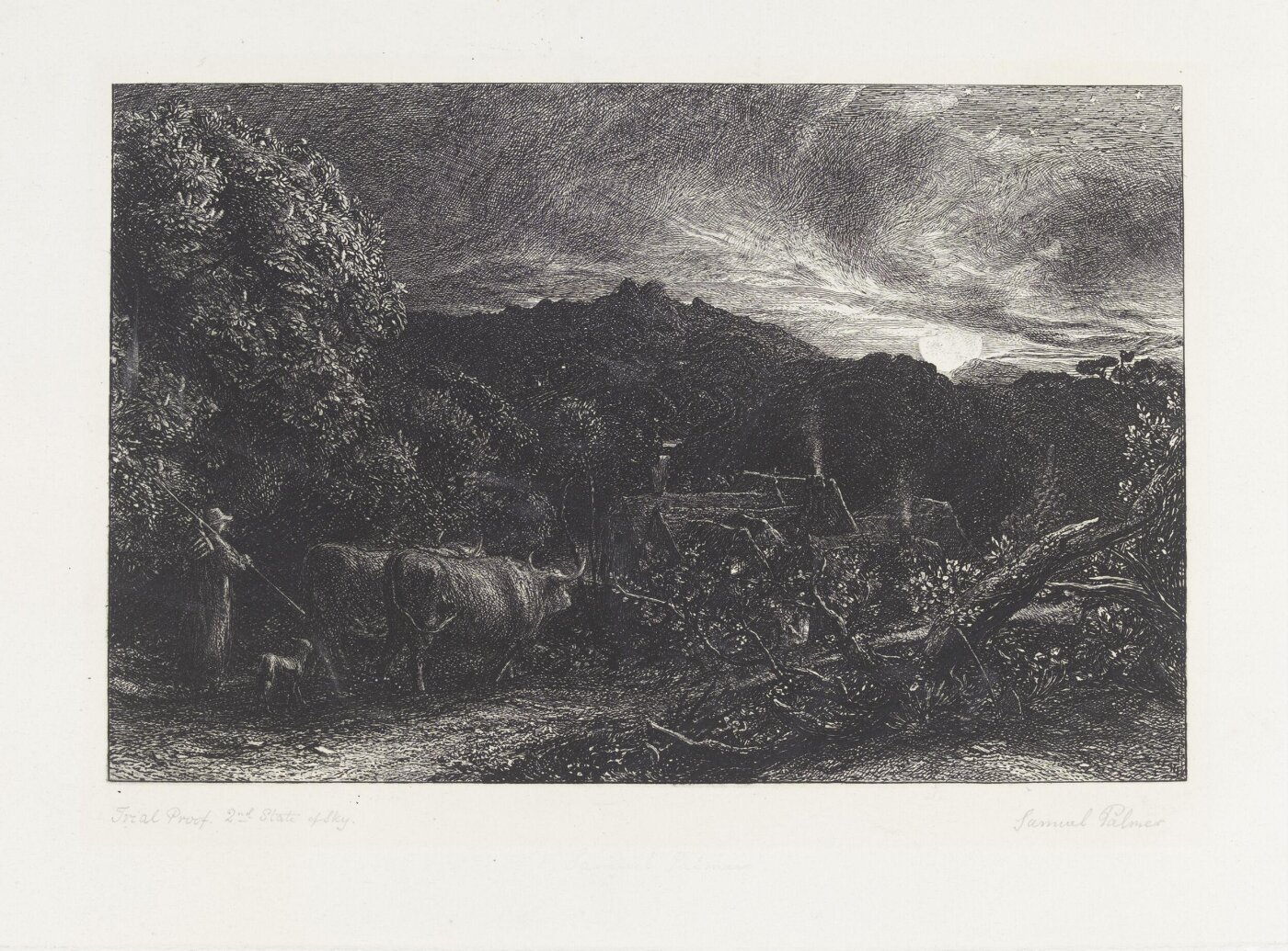 Samuel Palmer, The Weary Ploughman