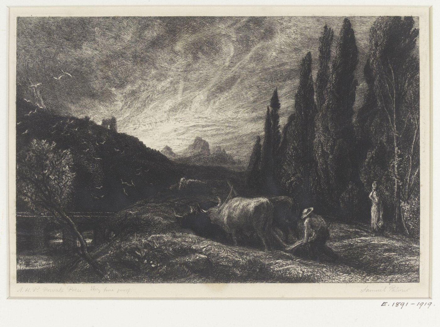 Samuel Palmer, The Early Ploughman