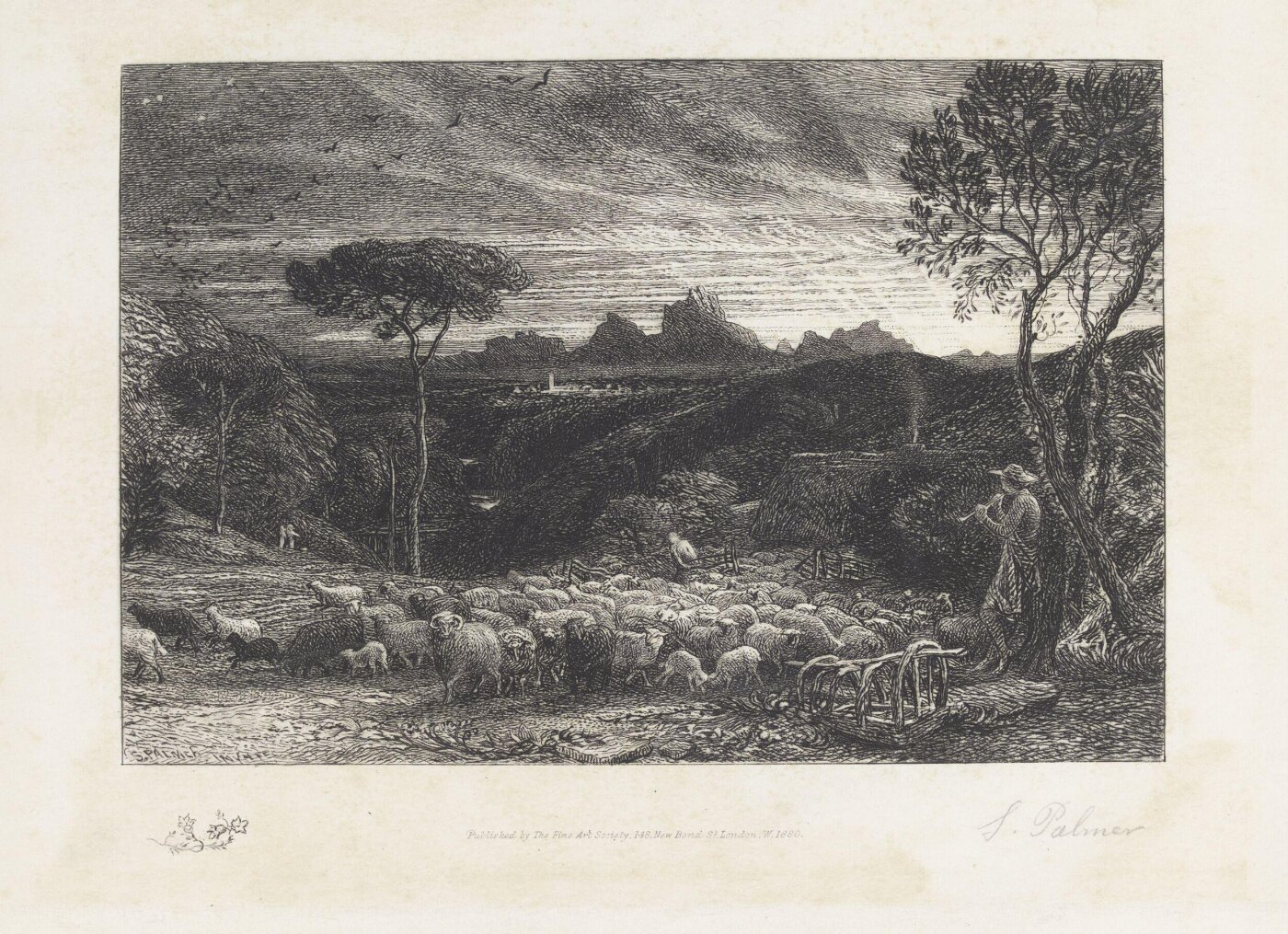 Samuel Palmer, Opening the Fold