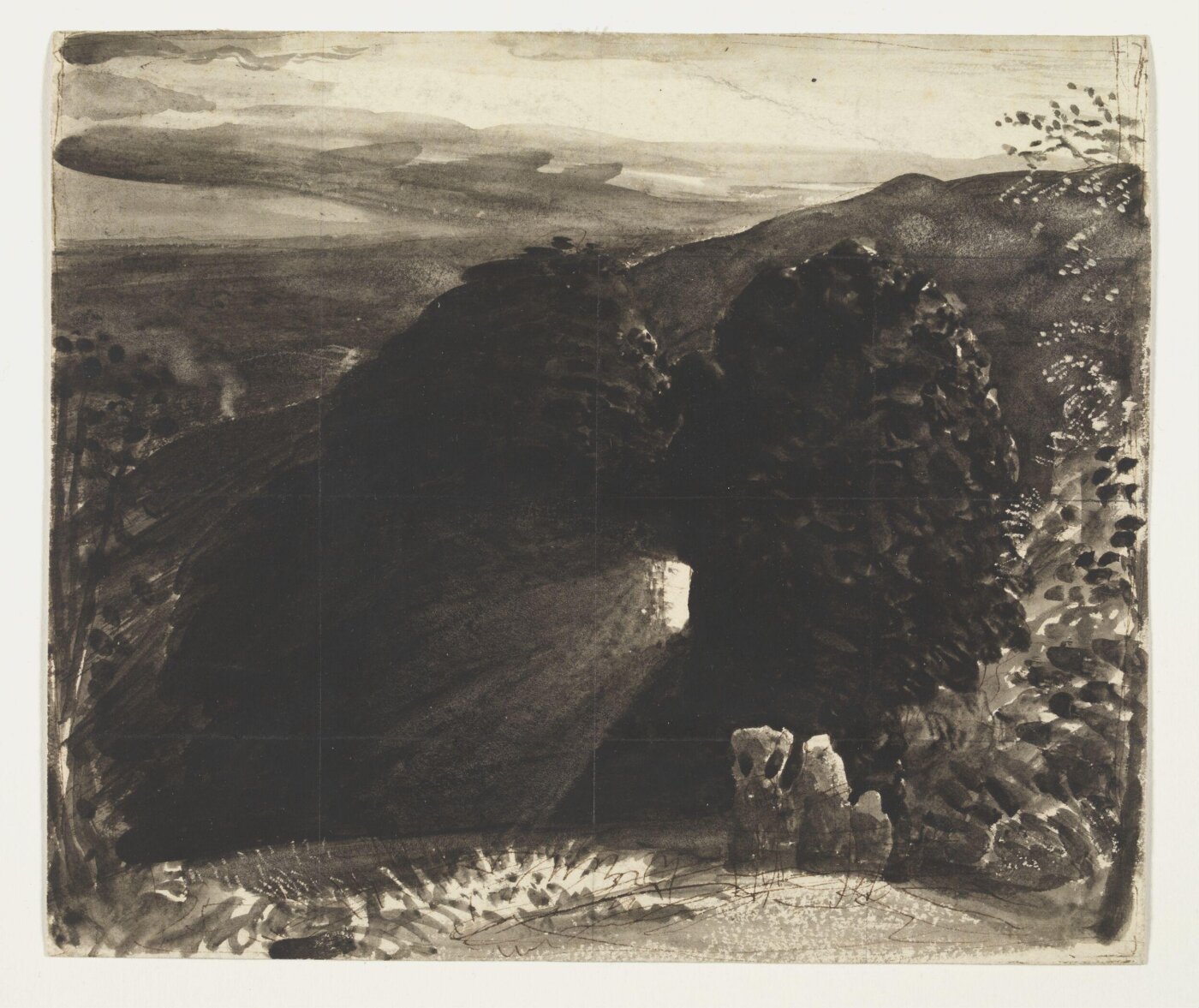 Samuel Palmer, Landscape sketch