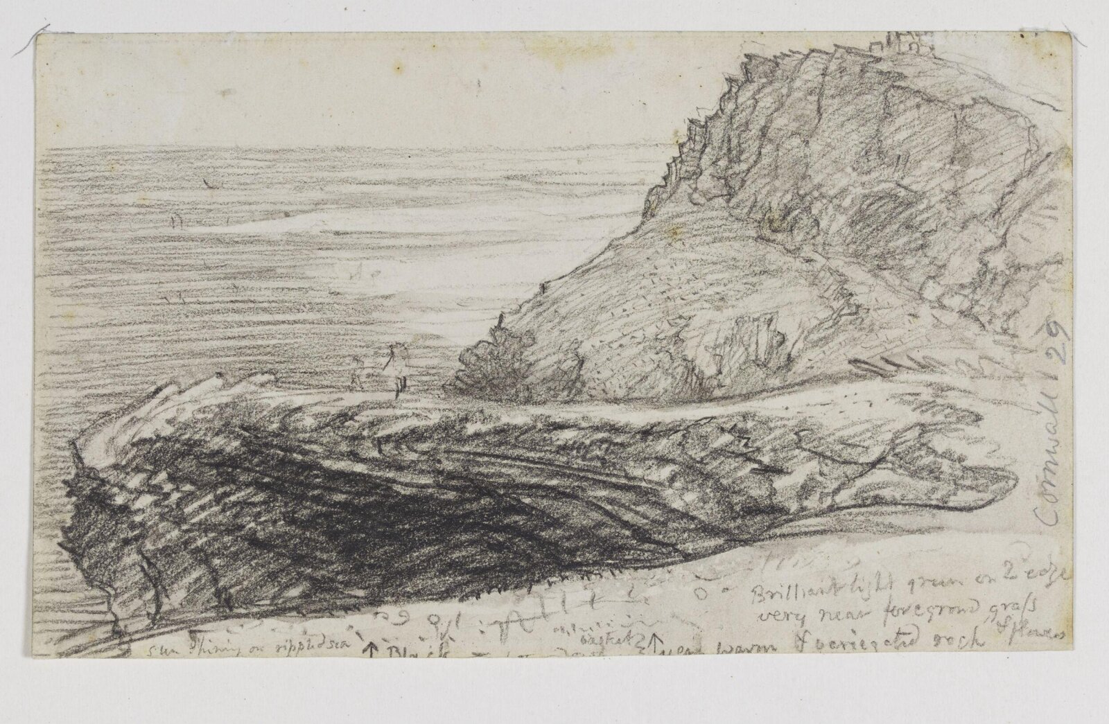 Drawing, Samuel Palmer, 1858