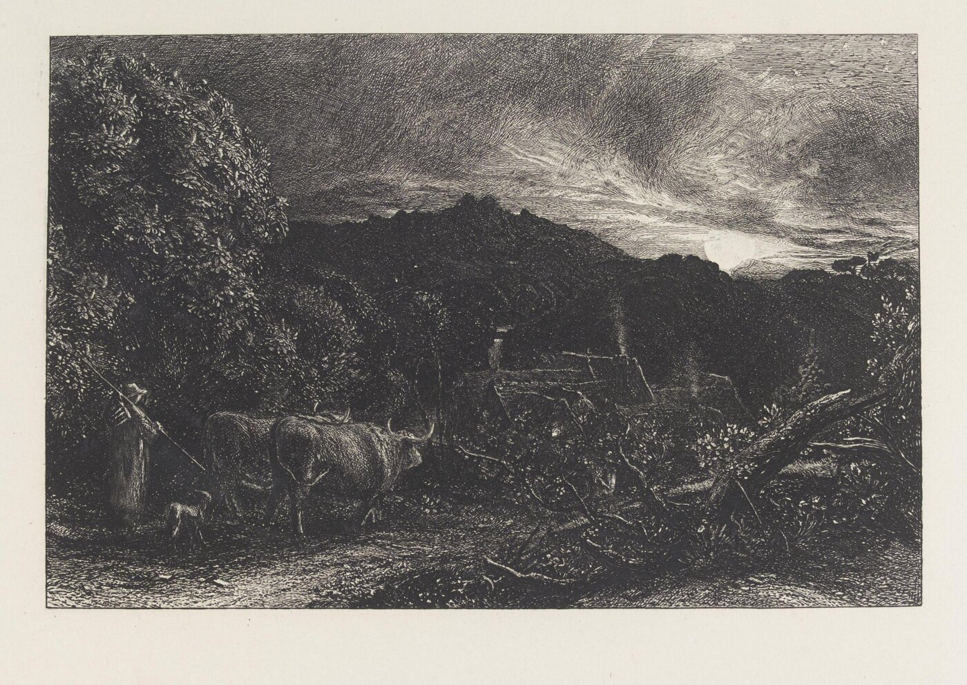 Samuel Palmer, The Weary Ploughman