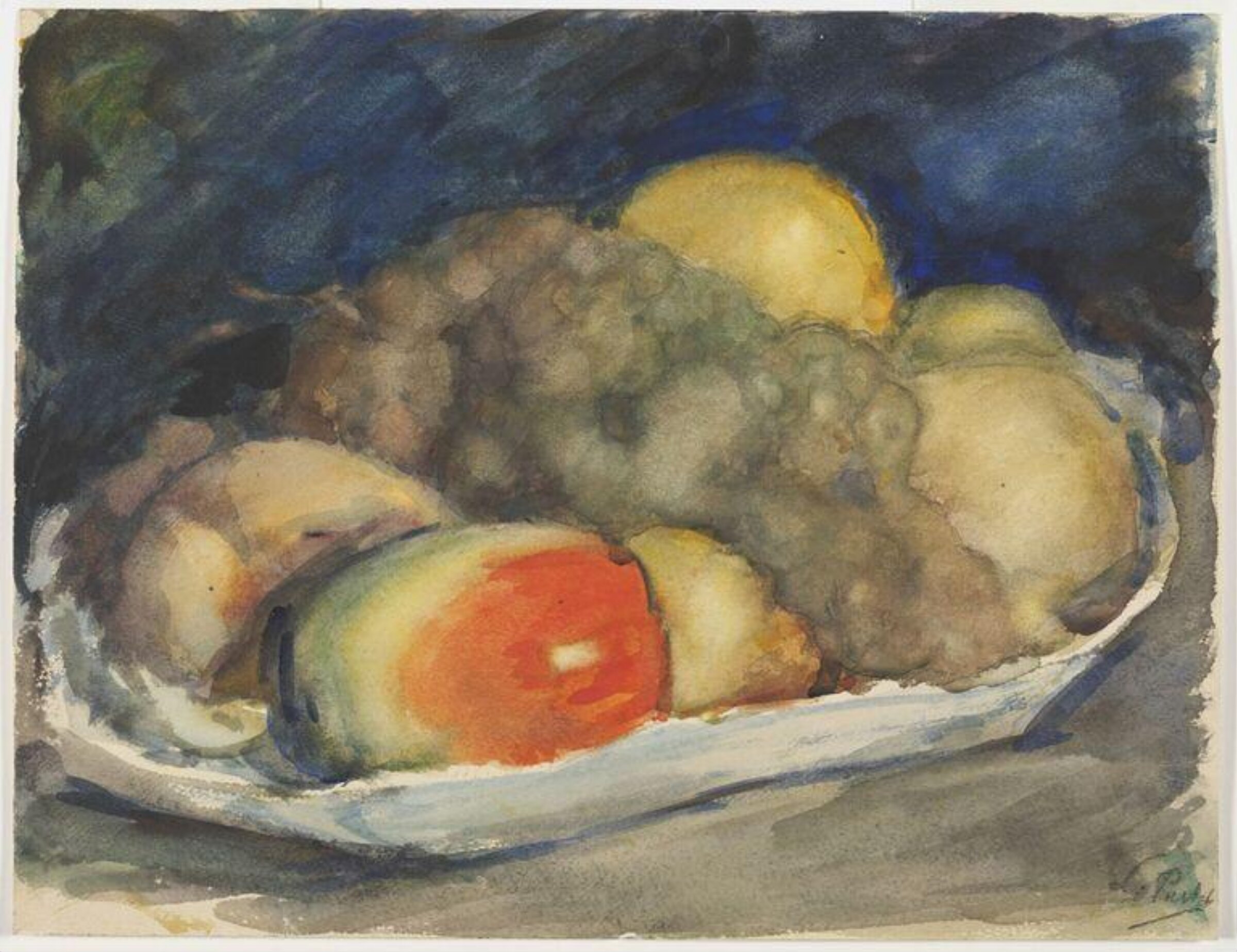 Still-life with fruit, Leonid Osipovich Pasternak, ca. 1927