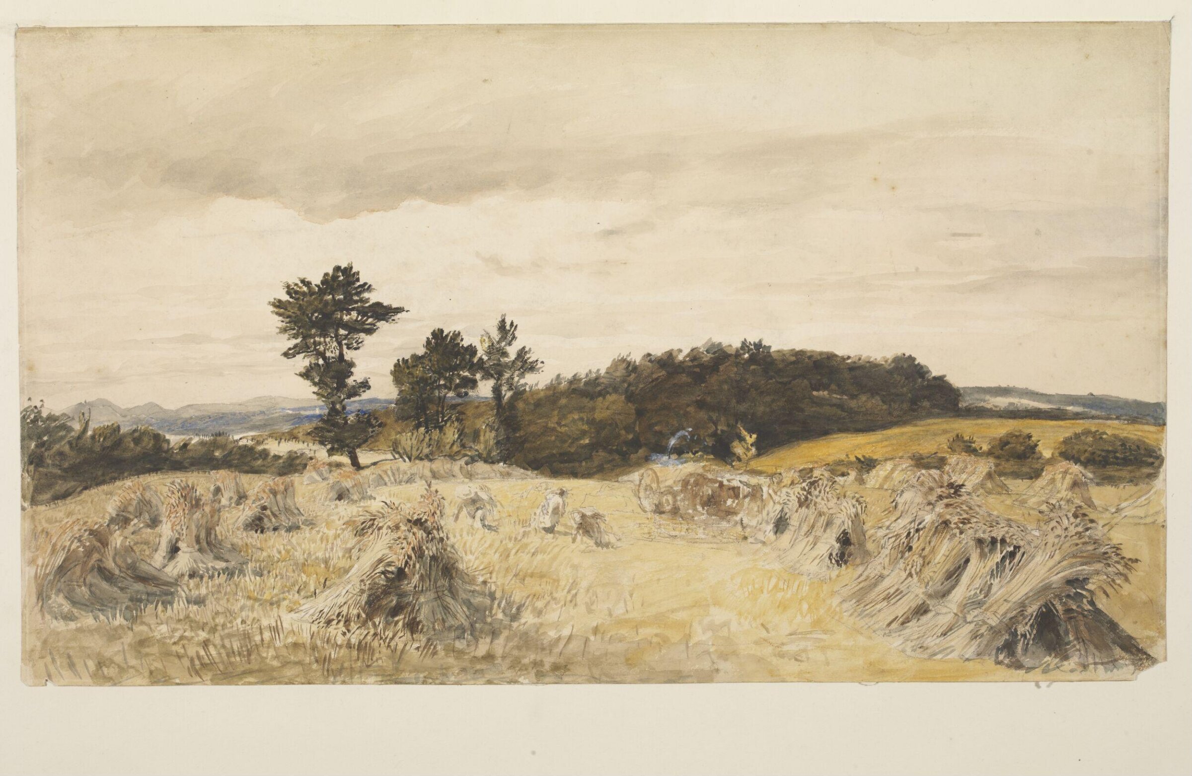 A Harvest Field, Samuel Palmer, mid 19th century