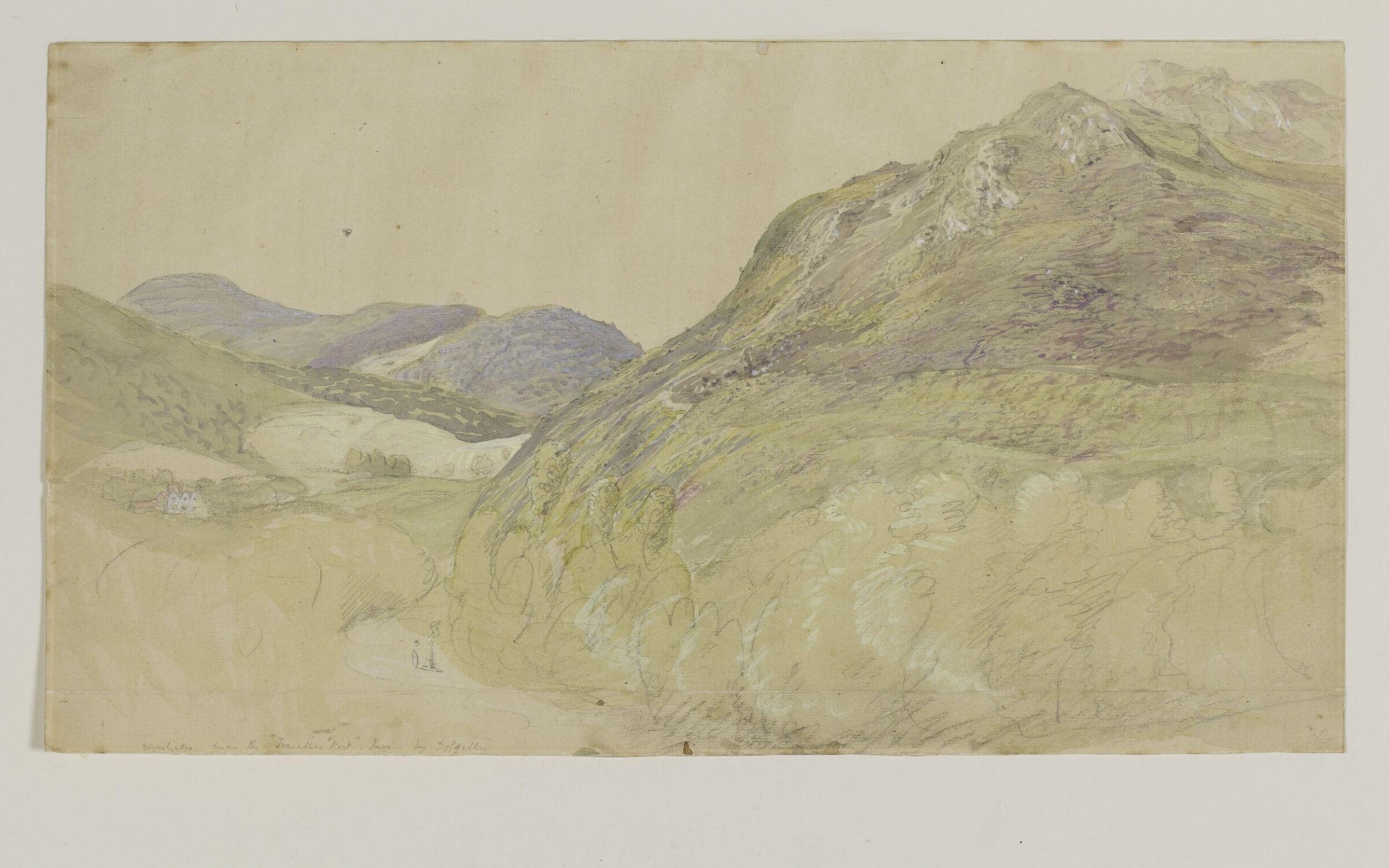 Near the Travellers Rest Inn, Dolgelly, Samuel Palmer, 19th century