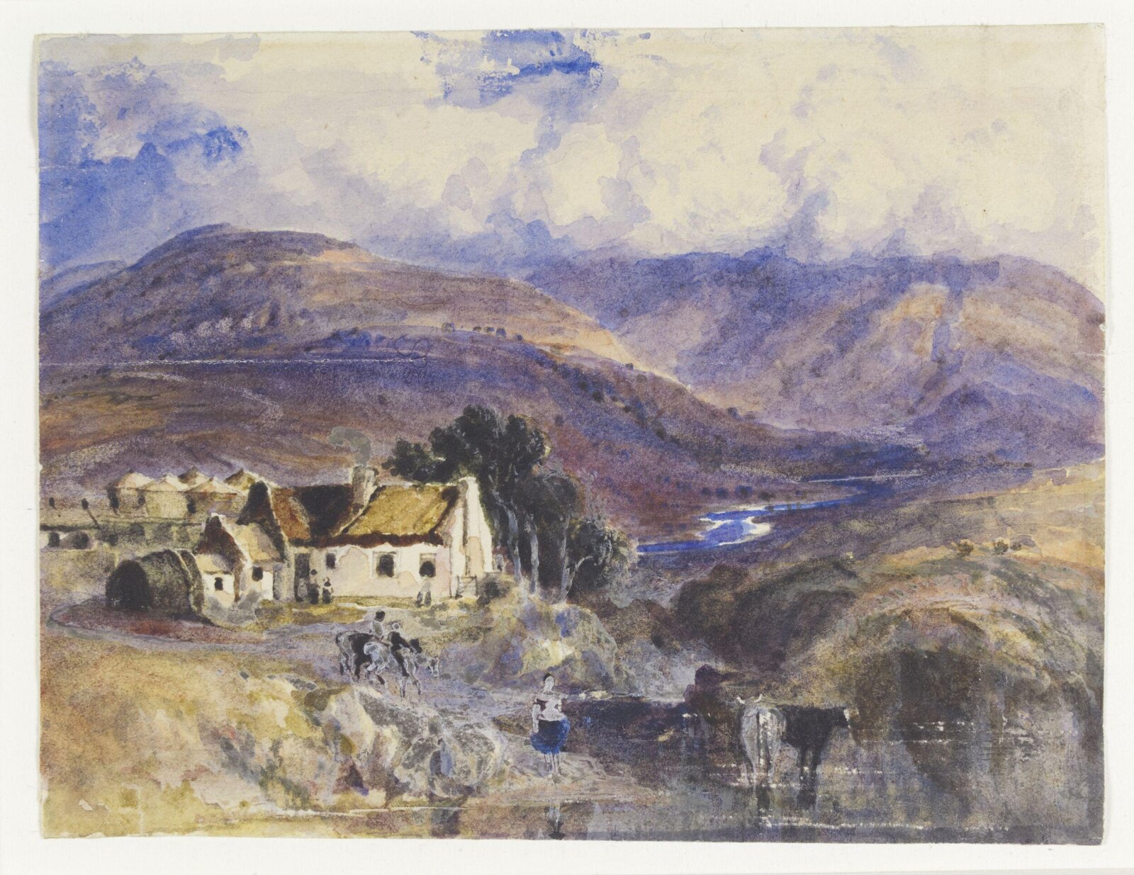 Scottish landscape, Noël Paton, 1821-1901
