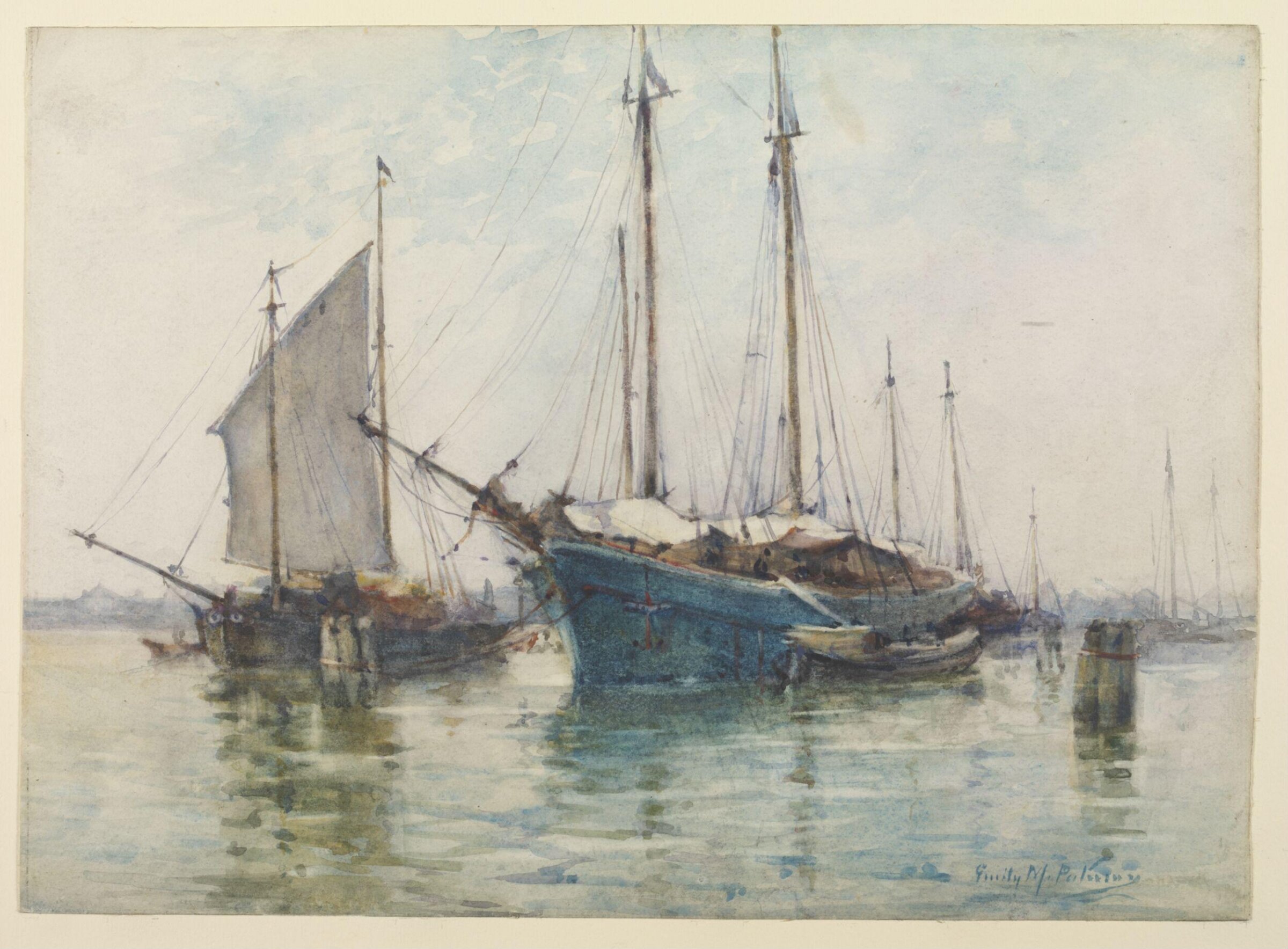 The Blue Ship, Venice, Emily Murray Paterson, ca. 1895-1911