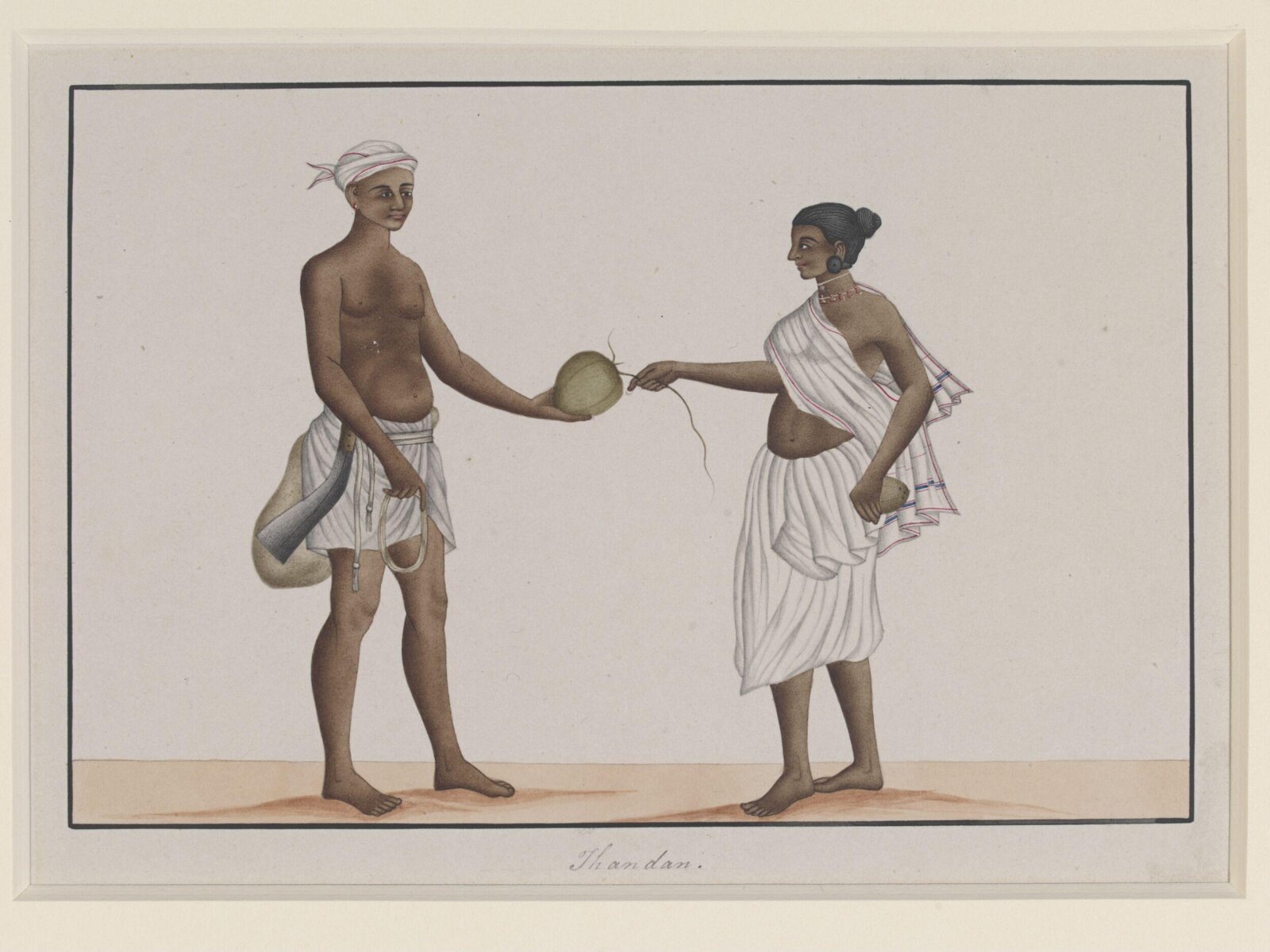 Coconut-gatherers, ca. 1830