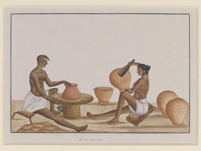 A potter and his wife